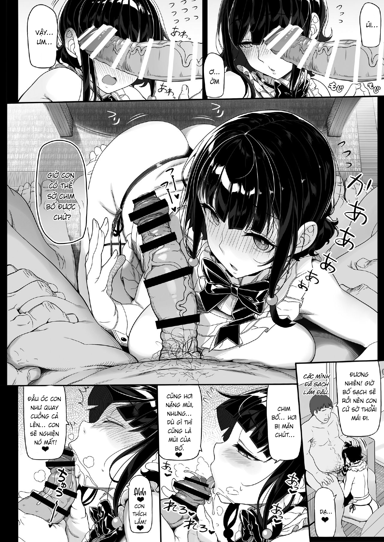 Đọc truyện hentai Tanetsuke Oji-san to Papakko JD Saimin Seikatsu - Oneshot