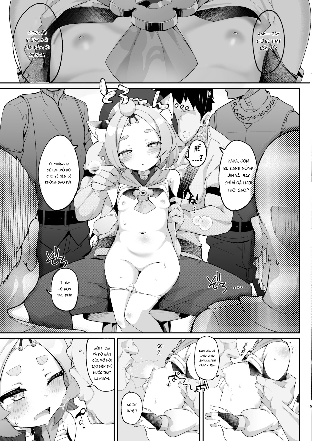 Đọc truyện hentai Ly cocktail bí mật của Diona - Oneshot