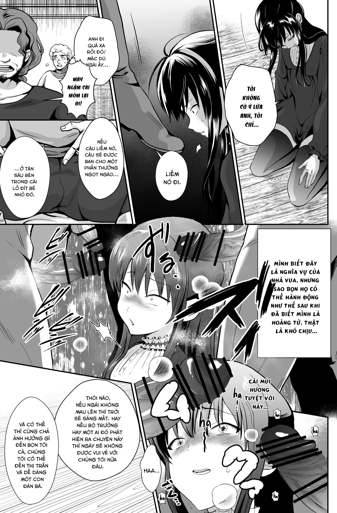 Đọc truyện hentai Kawaisou na Ouji-sama wa Warui Mahou de Oshiro no Mesu Benki ni Sarete Shimaimashita - Chap 2