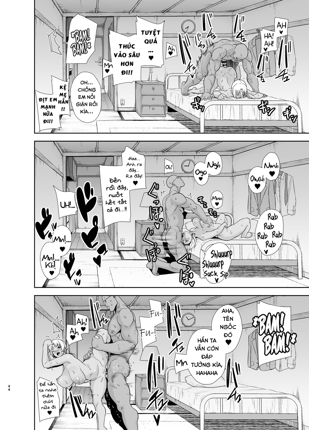 Đọc truyện hentai Wild-shiki Nihonjin Tsuma no Netorikata Sono - Chap 2 - Có che