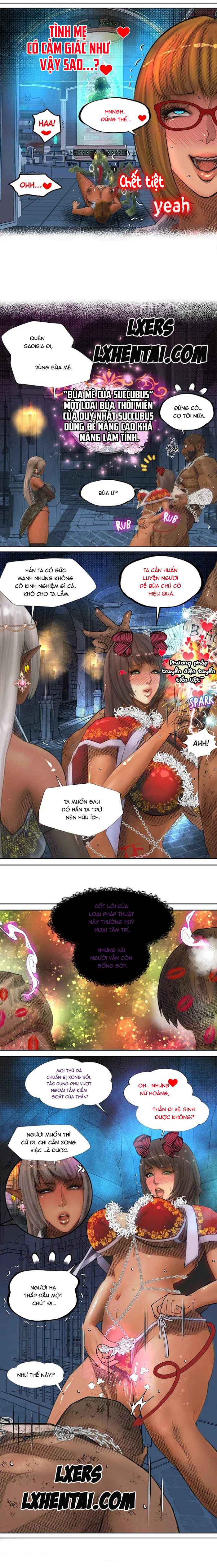 Đọc truyện hentai Nữ Hoàng Dark Elf Và Nô Lệ Orc - Chap 4