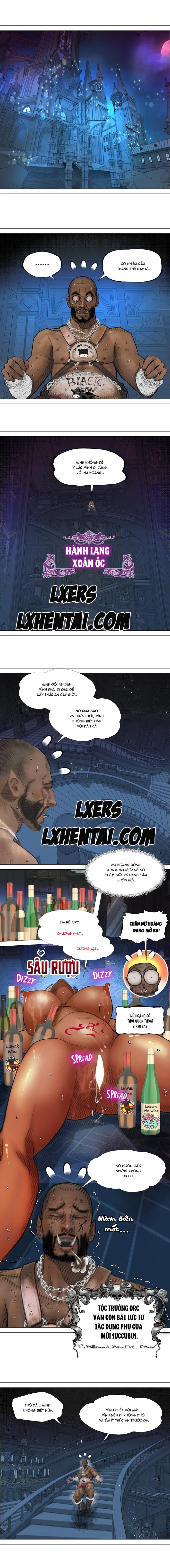 Đọc truyện hentai Nữ Hoàng Dark Elf Và Nô Lệ Orc - Chap 6