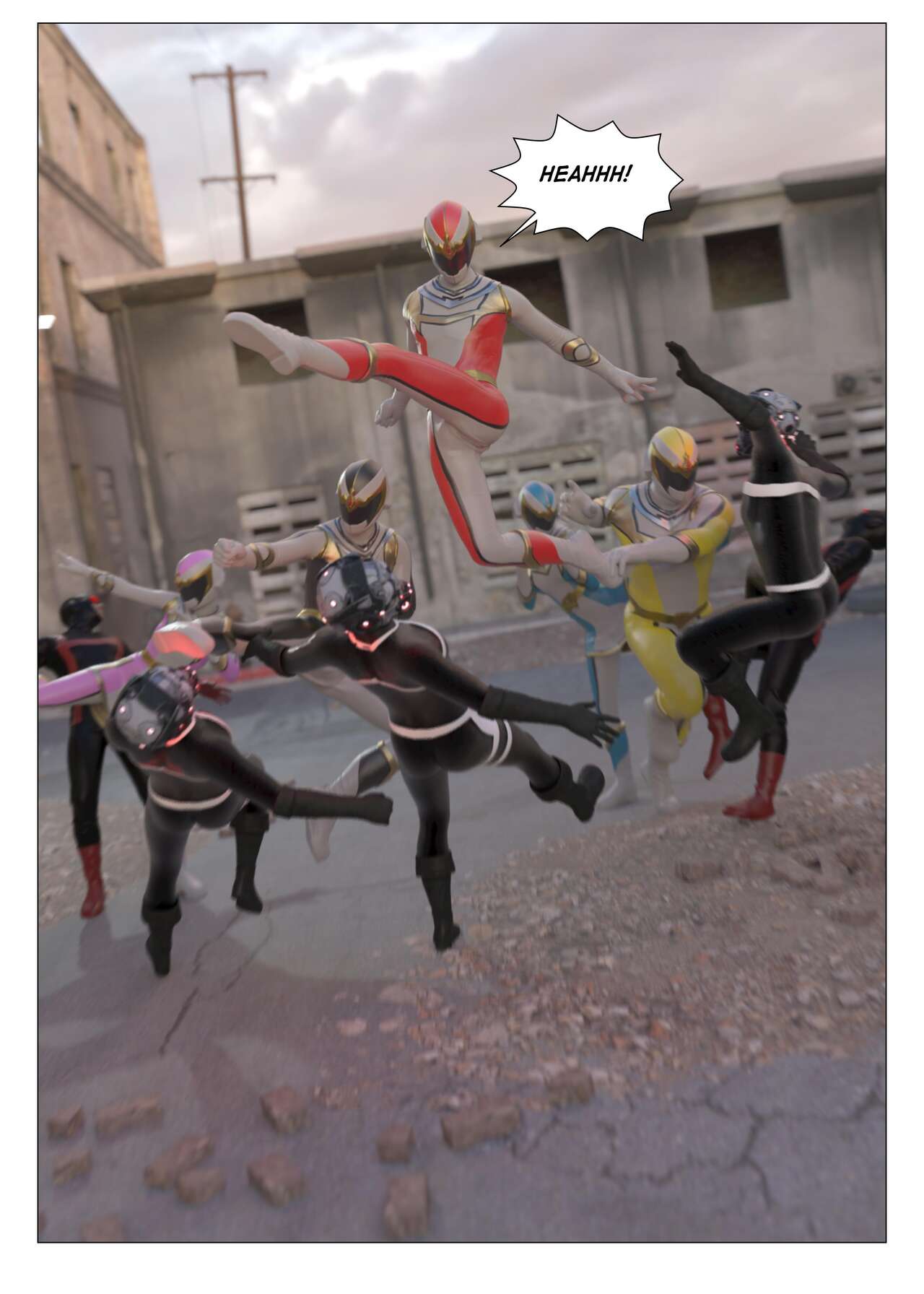 Đọc truyện hentai Siêu nhân thời loạn lạc - Chap 3