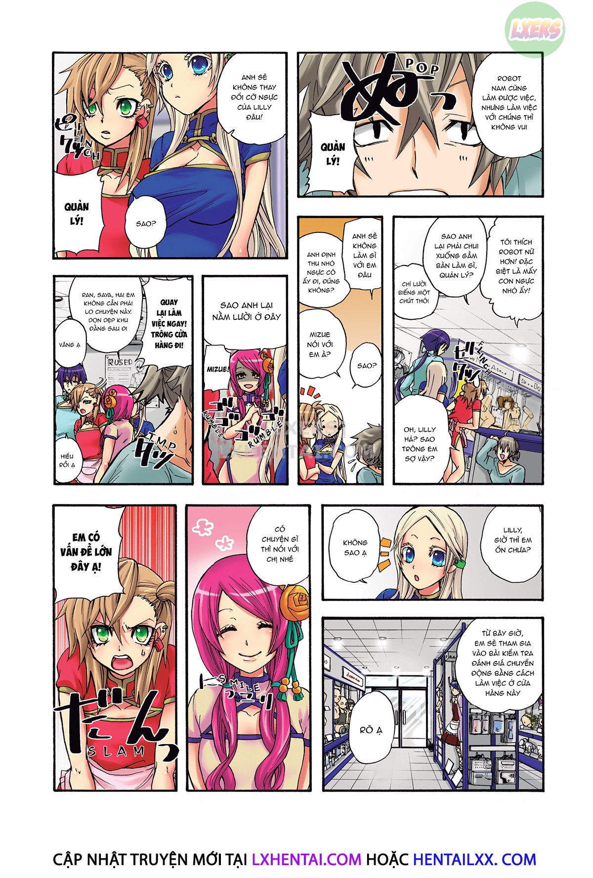 Đọc truyện hentai Robot thú cưng Lilly - Chap 4