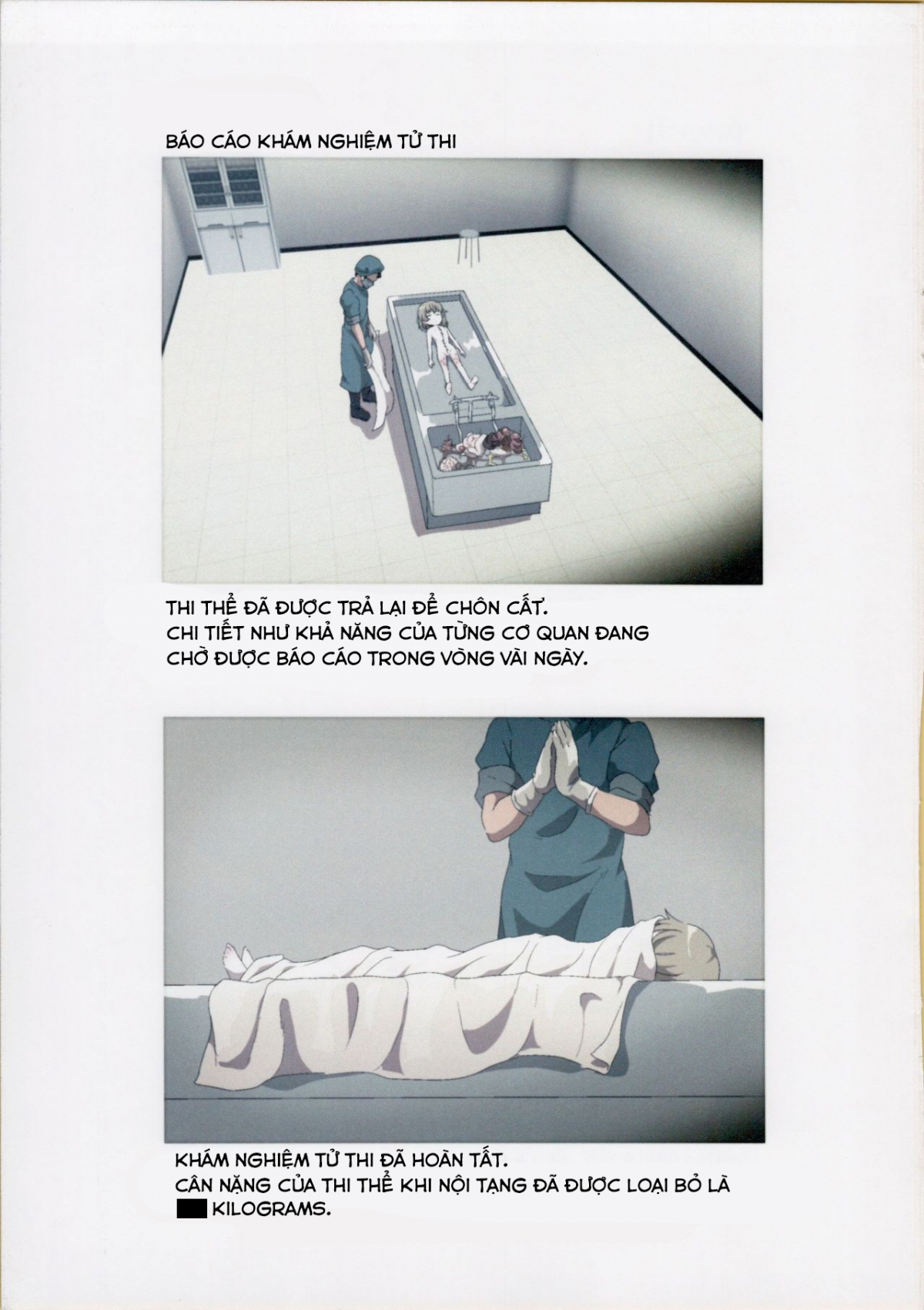 Đọc truyện hentai Hồ Sơ Báo Cáo Kết Quả Khám Nghiệm Tử Thi - Oneshot