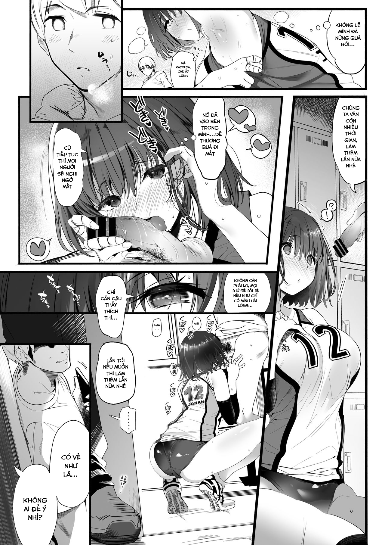 Đọc truyện hentai Koushinchou Volley-bu no Seisokei Kanojo ga Senpai no Mono ni Natte Shimau Ichibushijuu - Chap 1