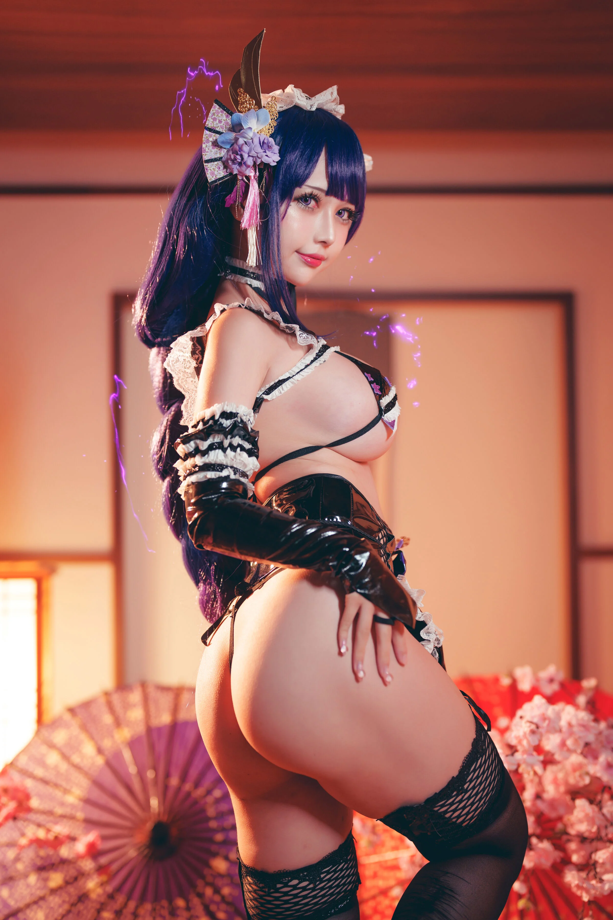 Đọc truyện hentai Tuyển tập Albums siêu phẩm Cosplay - Chap 619 - Rinka Okita - Raiden Shogun