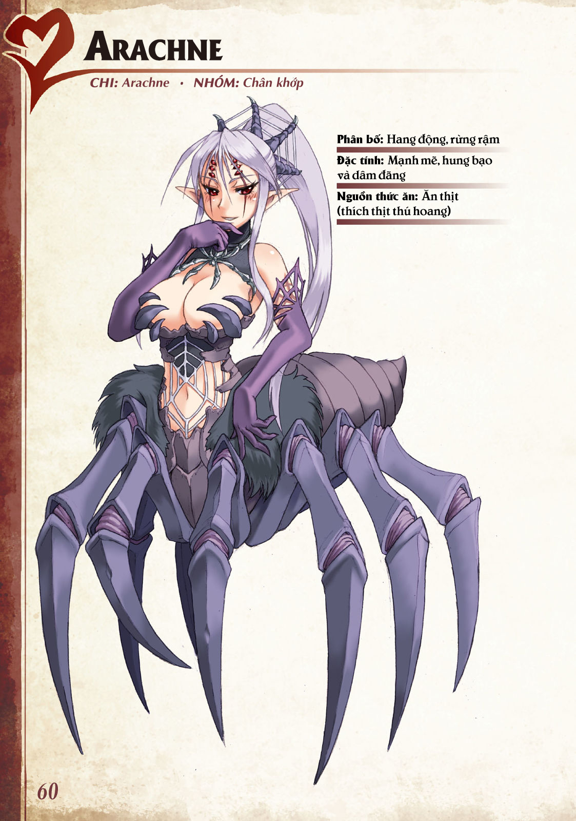 Đọc truyện hentai Bách khoa toàn thư Monstergirl - 024: Arachne