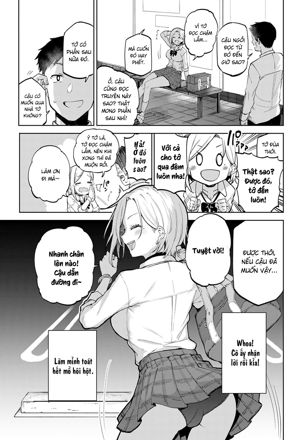 Đọc truyện hentai Cô bạn Gyaru trong phòng của tôi - Oneshot