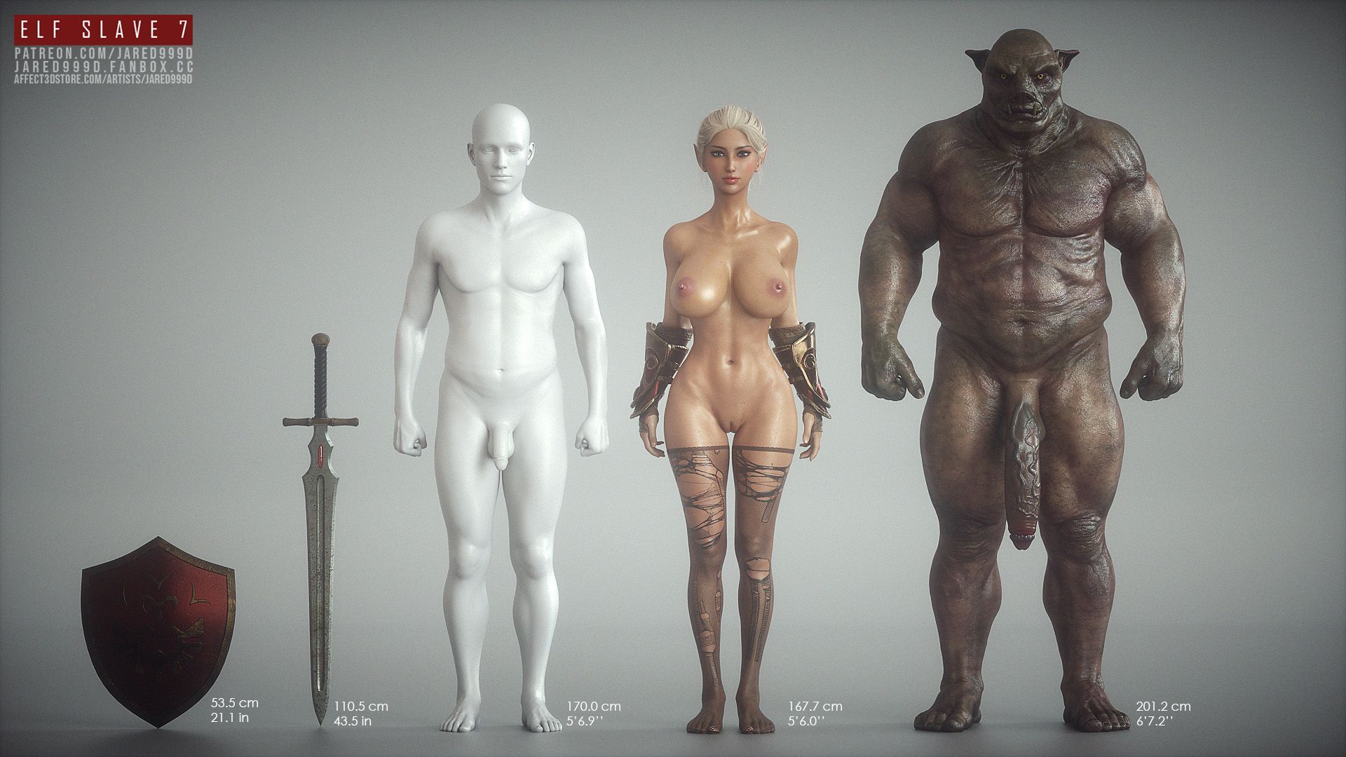 Đọc truyện hentai Elf Slave - Chapter 7: Concept Art