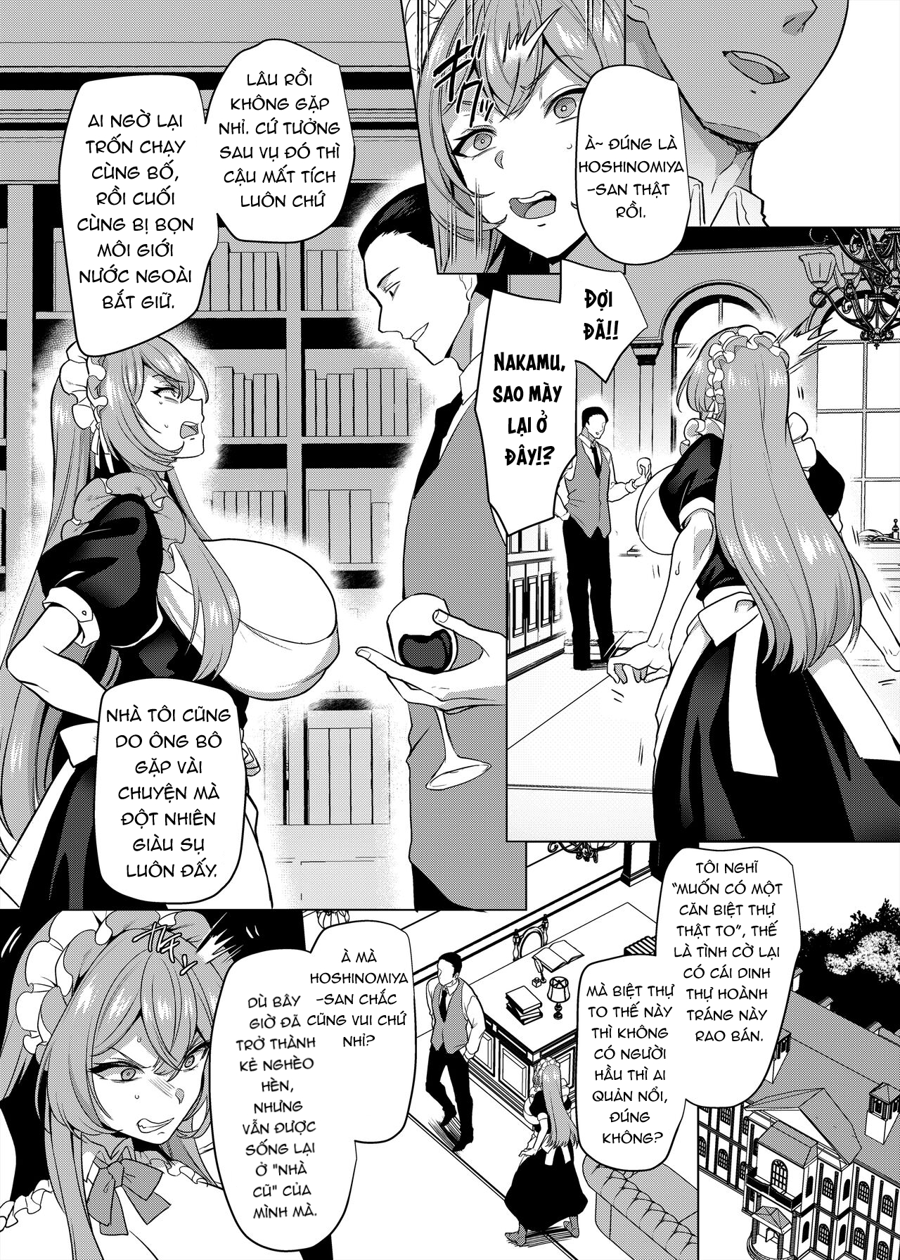 Đọc truyện hentai Moto Ijimekko Maid no Hoshinomiya-san - Oneshot