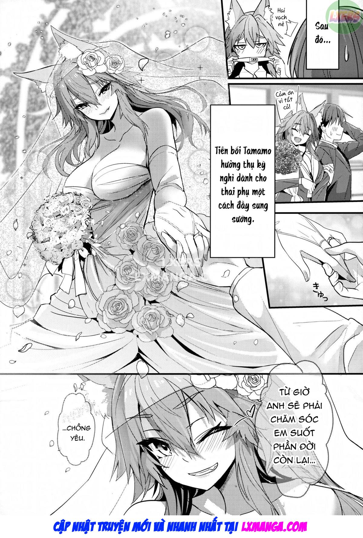 Đọc truyện hentai Nhân viên văn phòng Senpai Tamamo - Oneshot