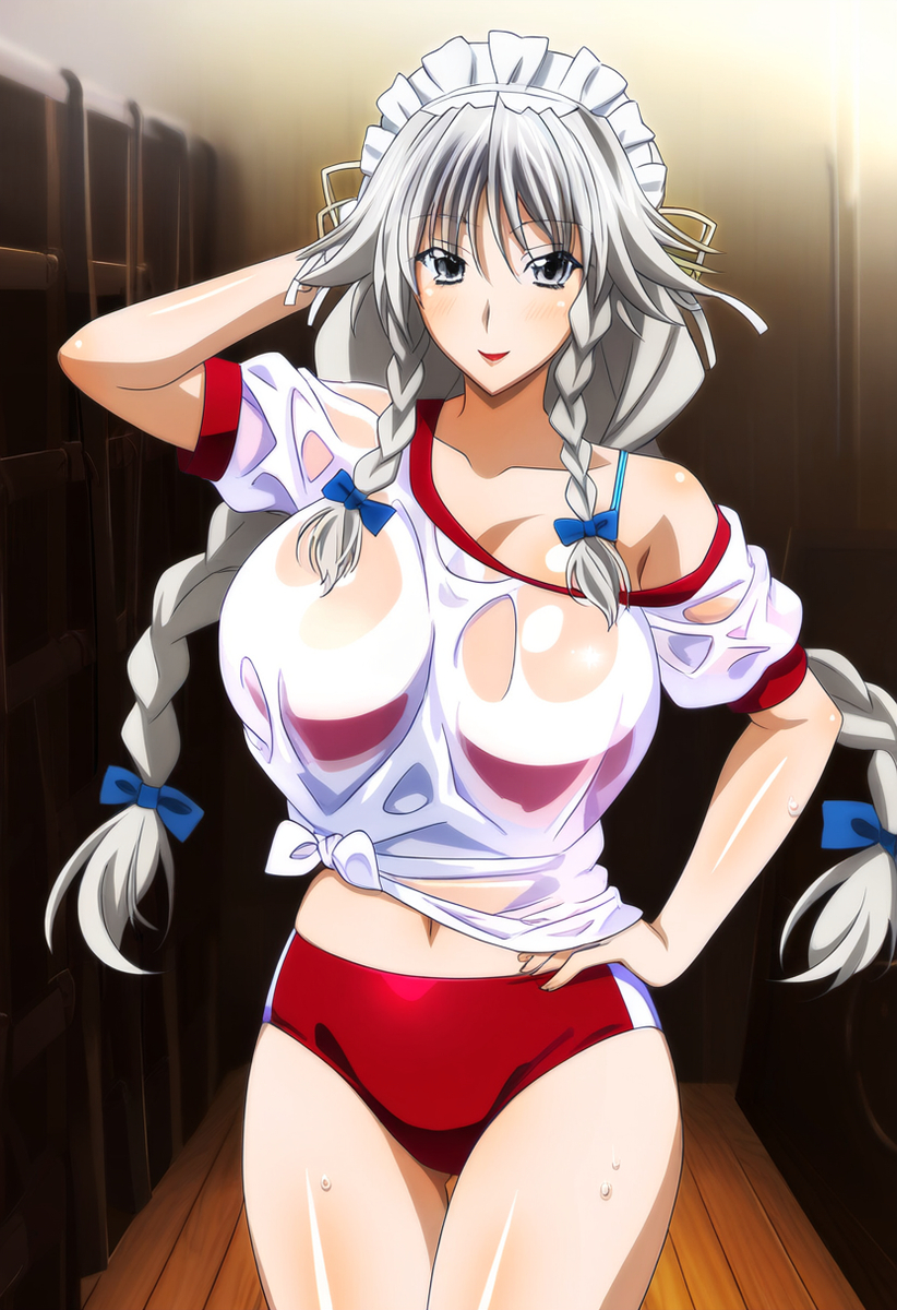 Đọc truyện hentai Tuyển tập Albums Art hentai - Chap 274 - Grayfia AI illustration gymnastics bloomers