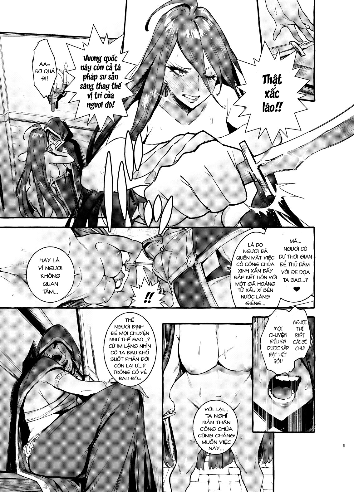 Đọc truyện hentai Ochinpo Onna Knight to Shojo Hime - Phần 1