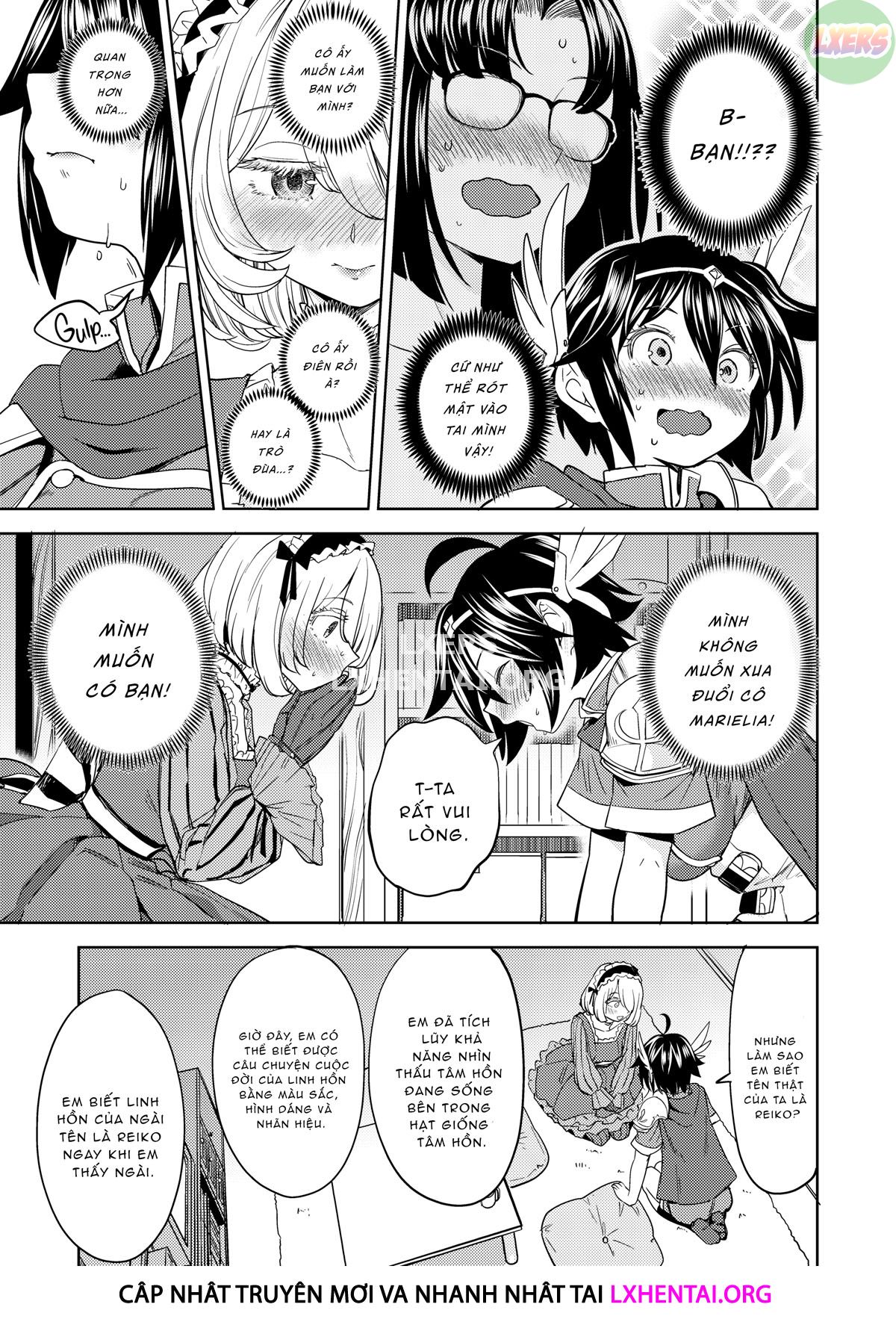 Đọc truyện hentai Tái sinh thành một nữ anh hùng có 5 người vợ quỷ - Chap 4