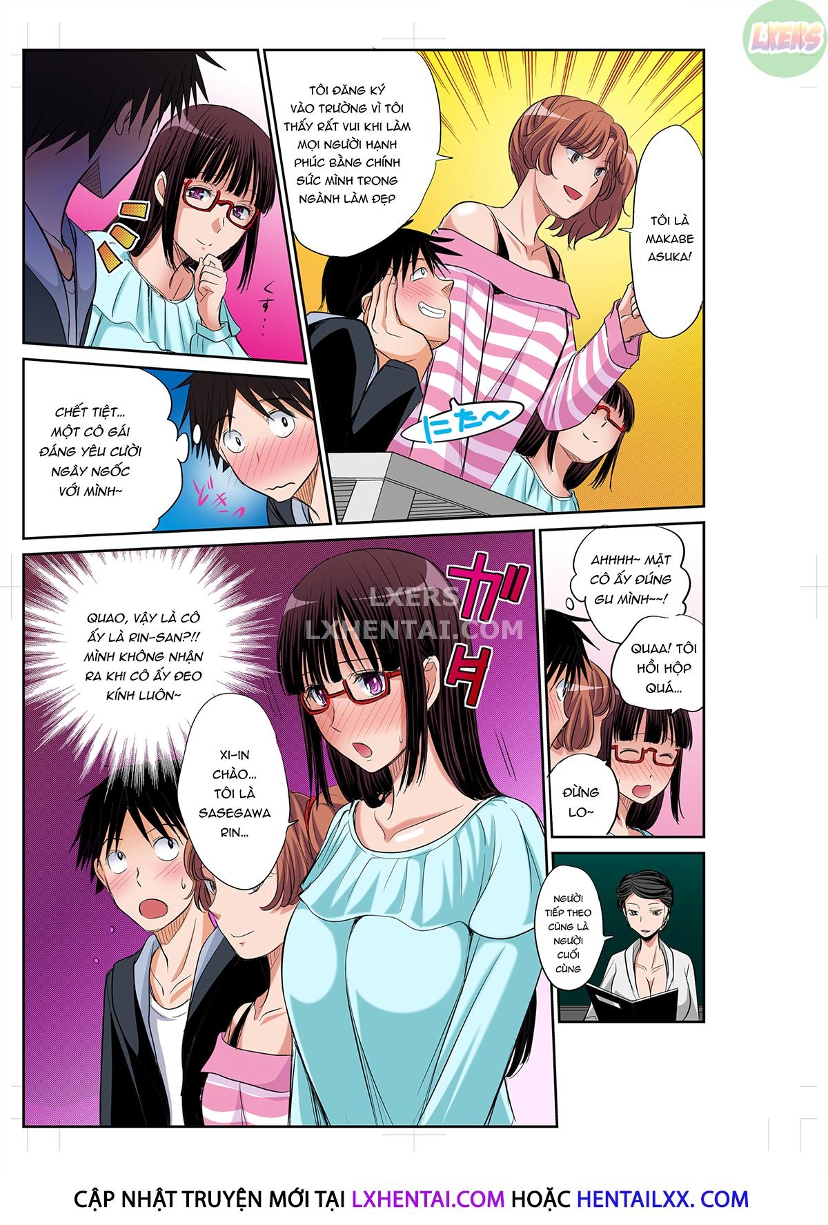 Đọc truyện hentai Học viện Sắc đẹp - Chap 2
