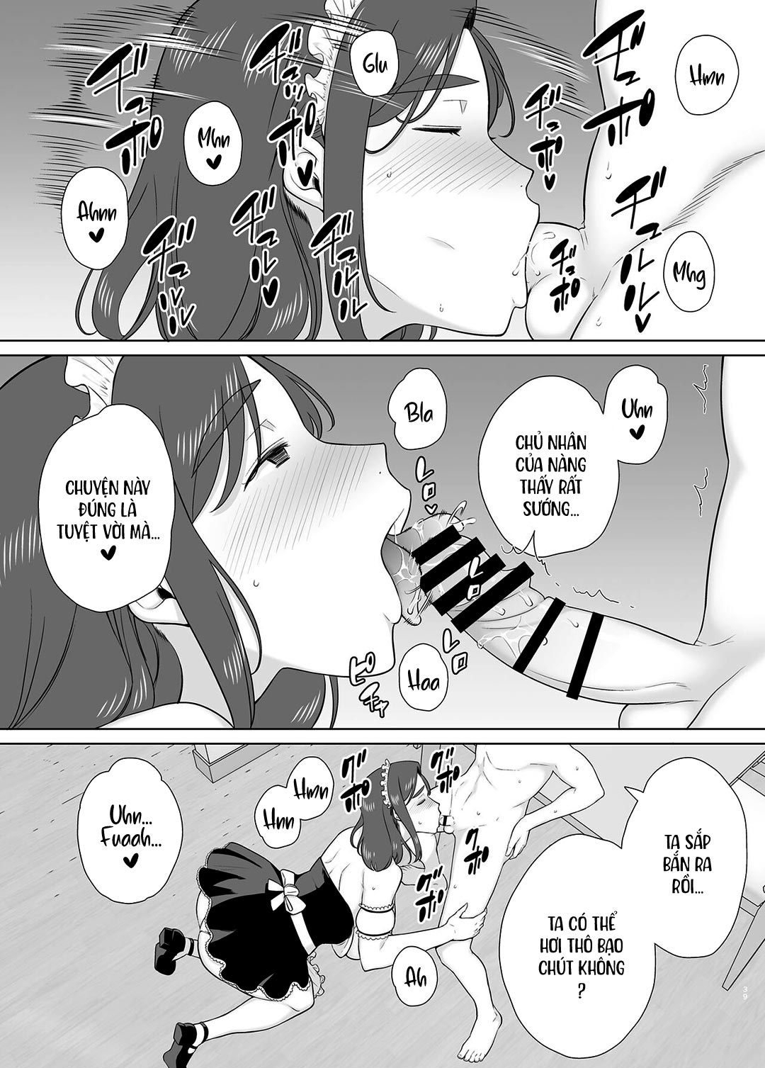 Đọc truyện hentai Mẹ là người phụ nữ mà tôi yêu - Chap 7B - Đồng phục hầu gái