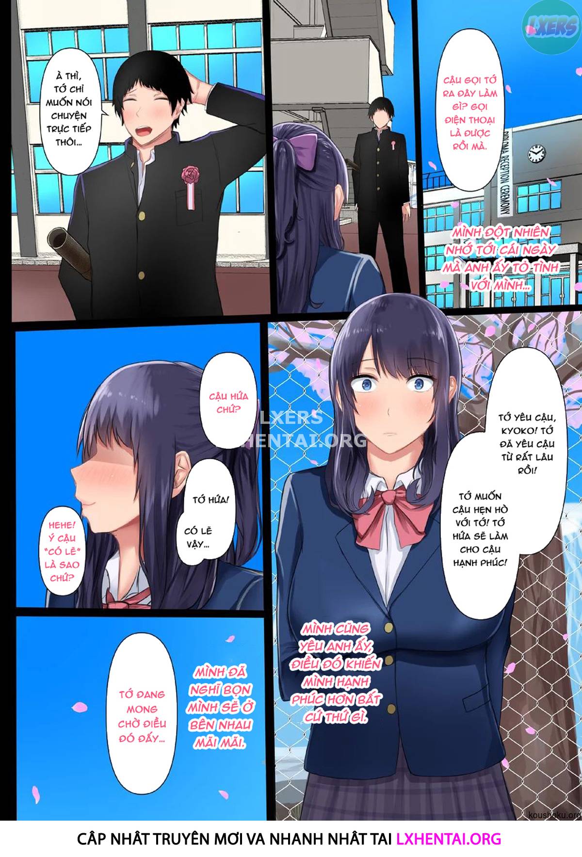 Đọc truyện hentai Người yêu thời thơ ấu của tôi đã bị gài bẫy bởi con cặc khổng lồ của một học sinh lớp trên - Chap 1