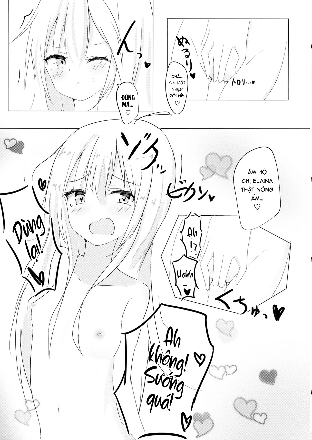 Đọc truyện hentai Saya ga Elaina de Ippouteki ni Koufun suru Dake - Oneshot Helikopter helikopter