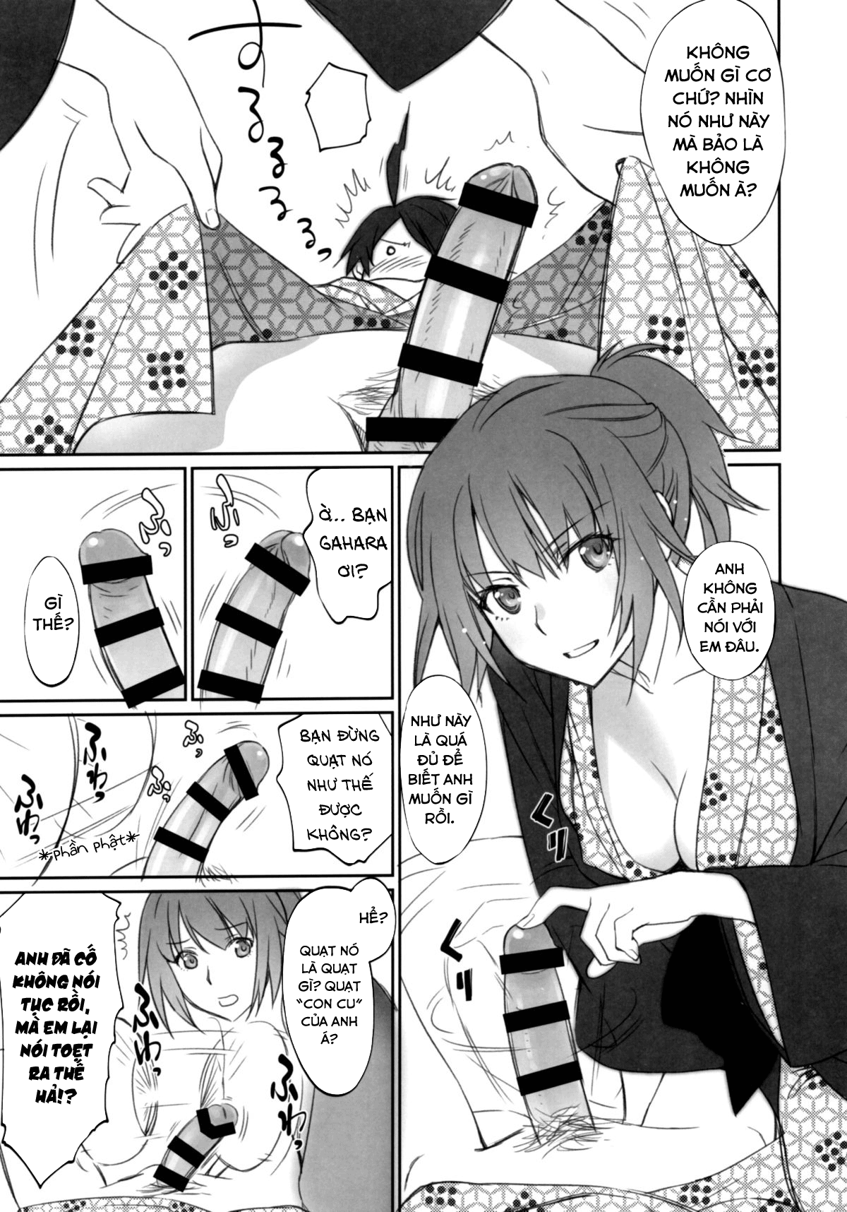 Đọc truyện hentai Hitagi family (Bakemonogatari) - Chap 2