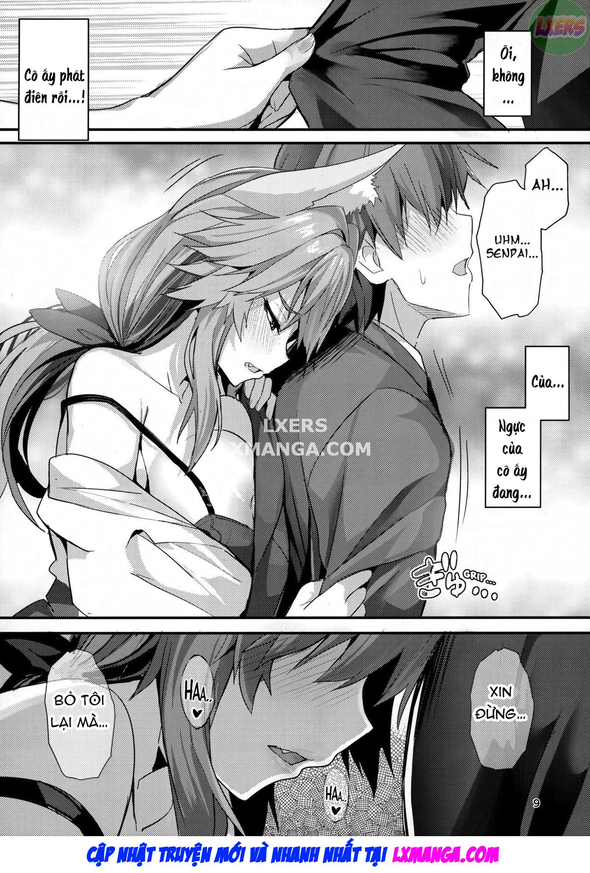 Đọc truyện hentai Nhân viên văn phòng Senpai Tamamo - Oneshot