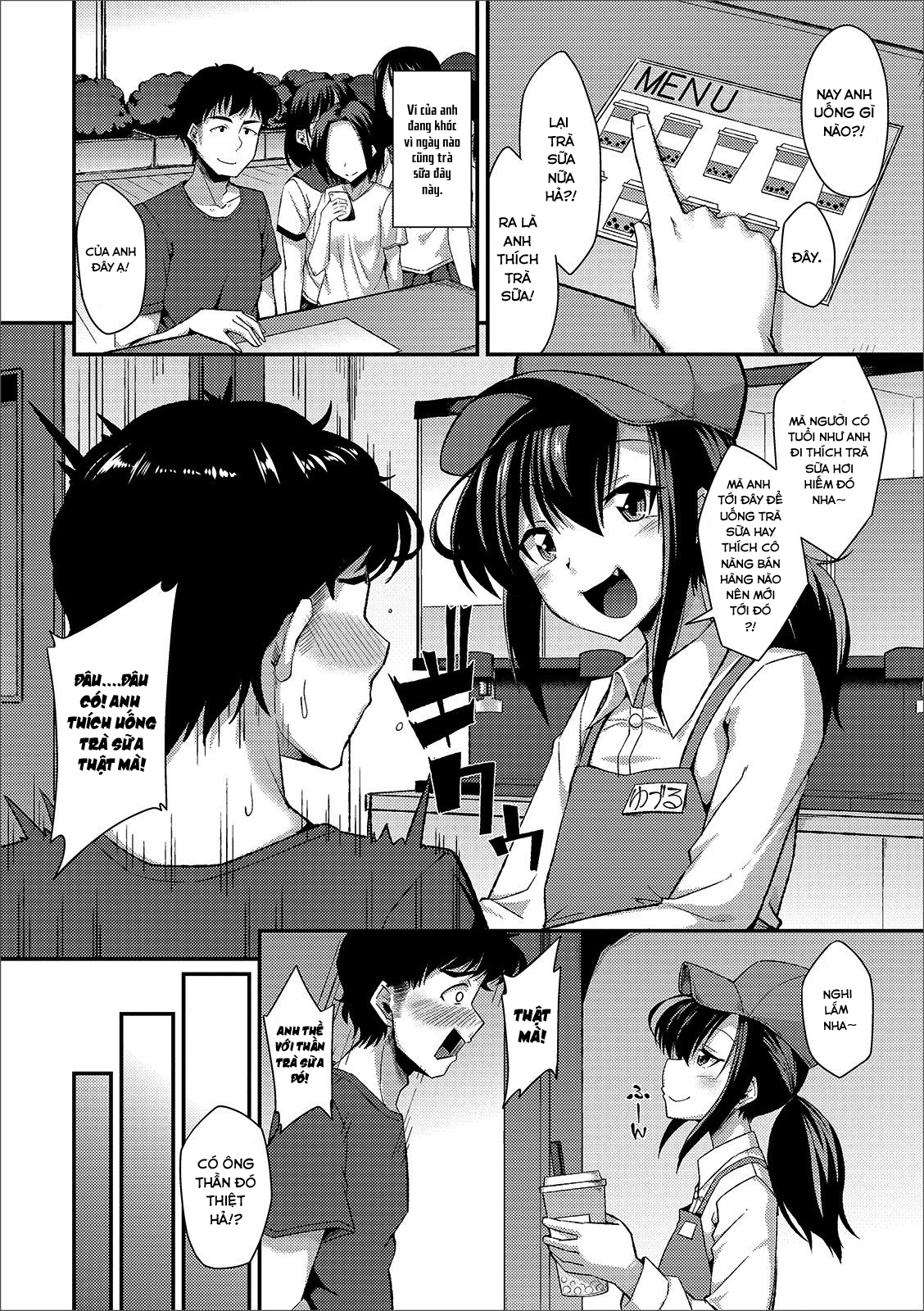 Đọc truyện hentai Quán trà sữa Tapioca - Oneshot