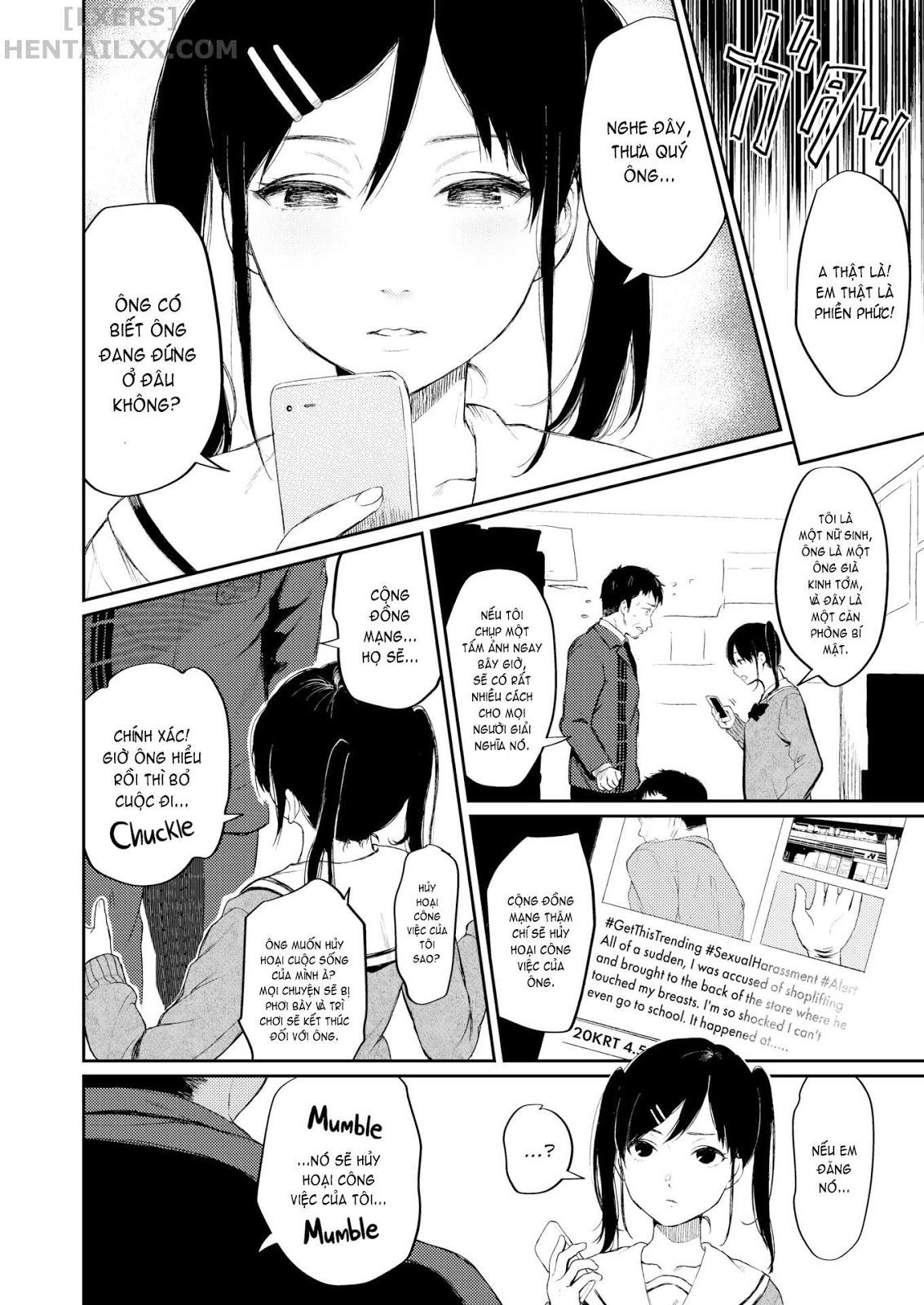 Đọc truyện hentai Nữ sinh ăn trộm & ông già - Oneshot