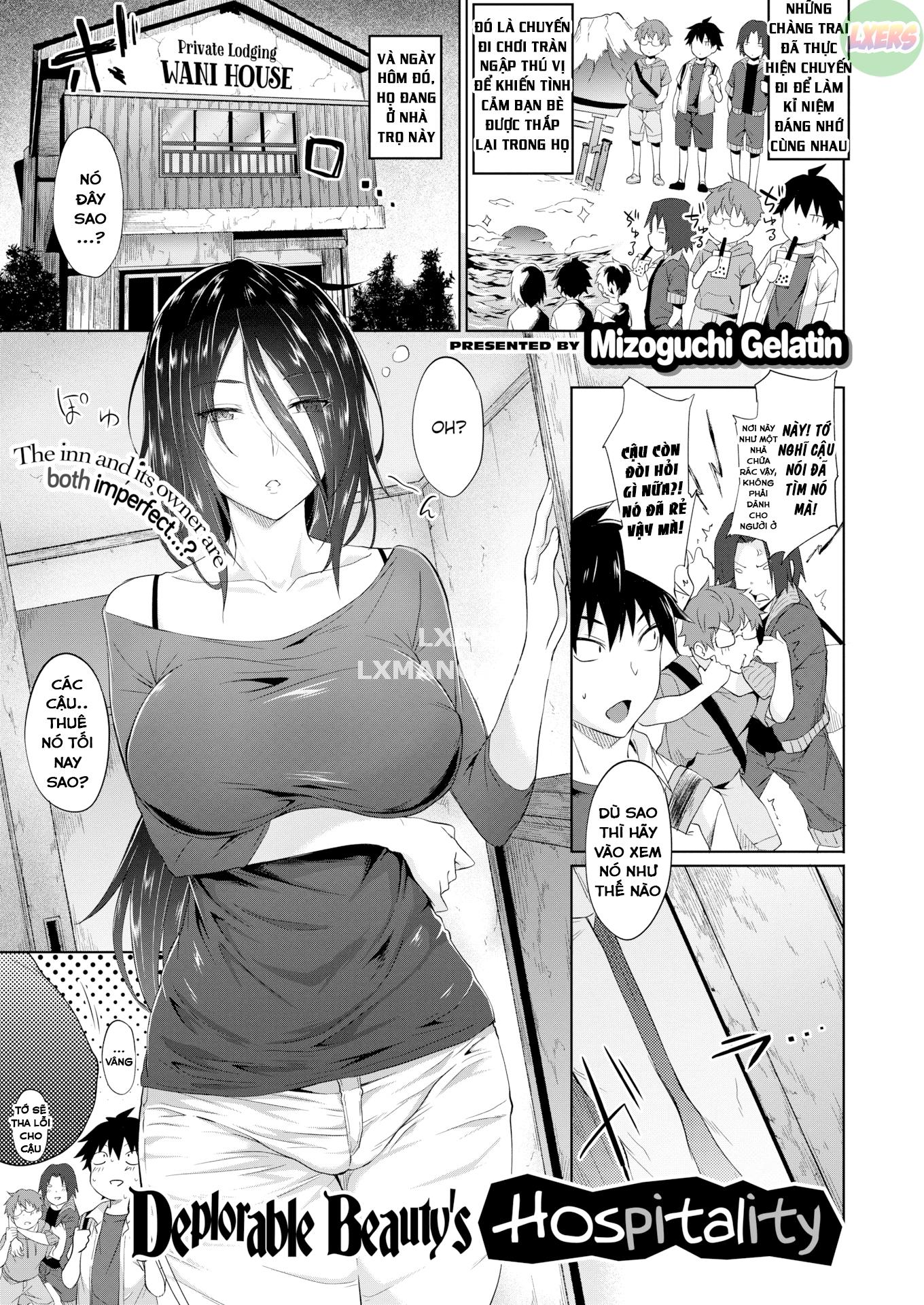 Đọc truyện hentai Sự hiếu khách của người đẹp - Oneshot