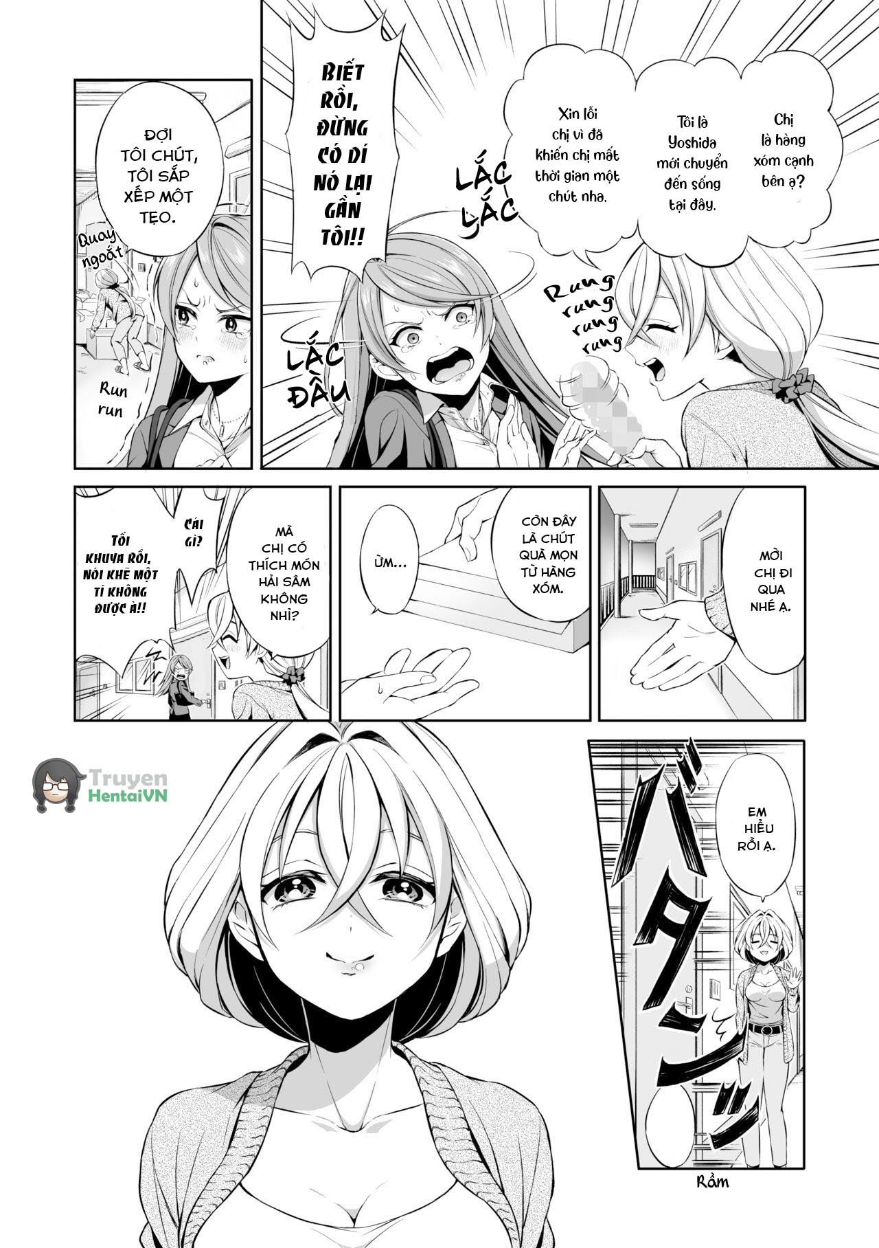 Đọc truyện hentai Ryoujoku Shokushu no Bathroom ~Ayashige na Otonari-san ni Moratta no wa Shokushu deshita~ - Oneshot