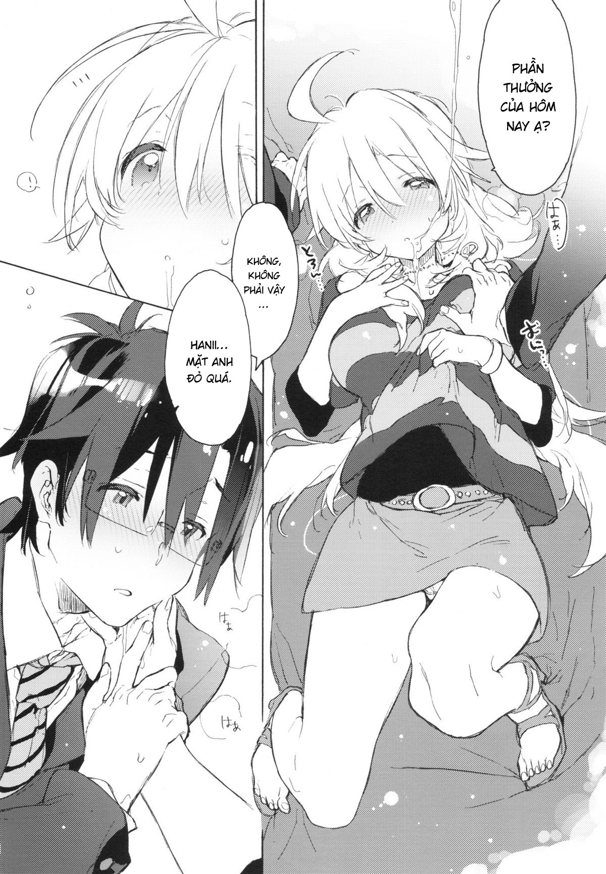 Đọc truyện hentai Miki Hoshii series - Anh đến để được yêu em với bó hoa trên tay