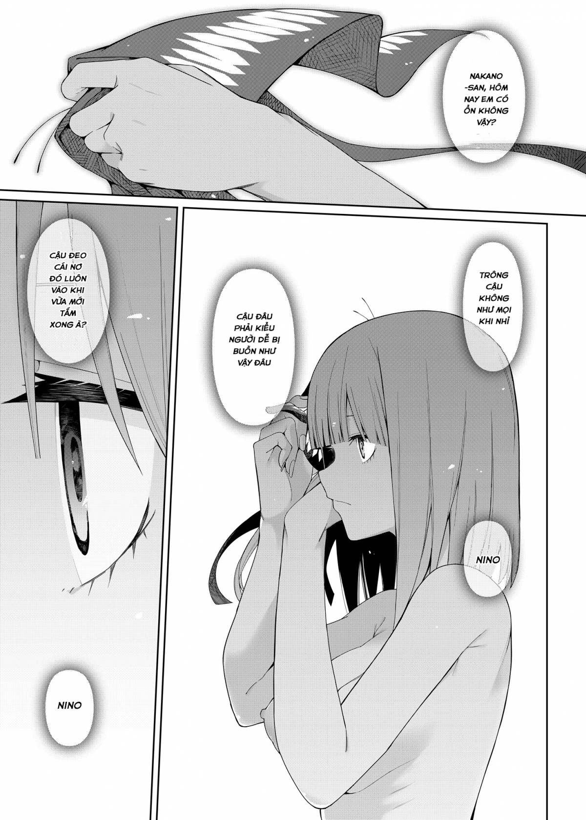 Đọc truyện hentai Nibun no Yuudou (Gotoubun no Hanayome) - Oneshot