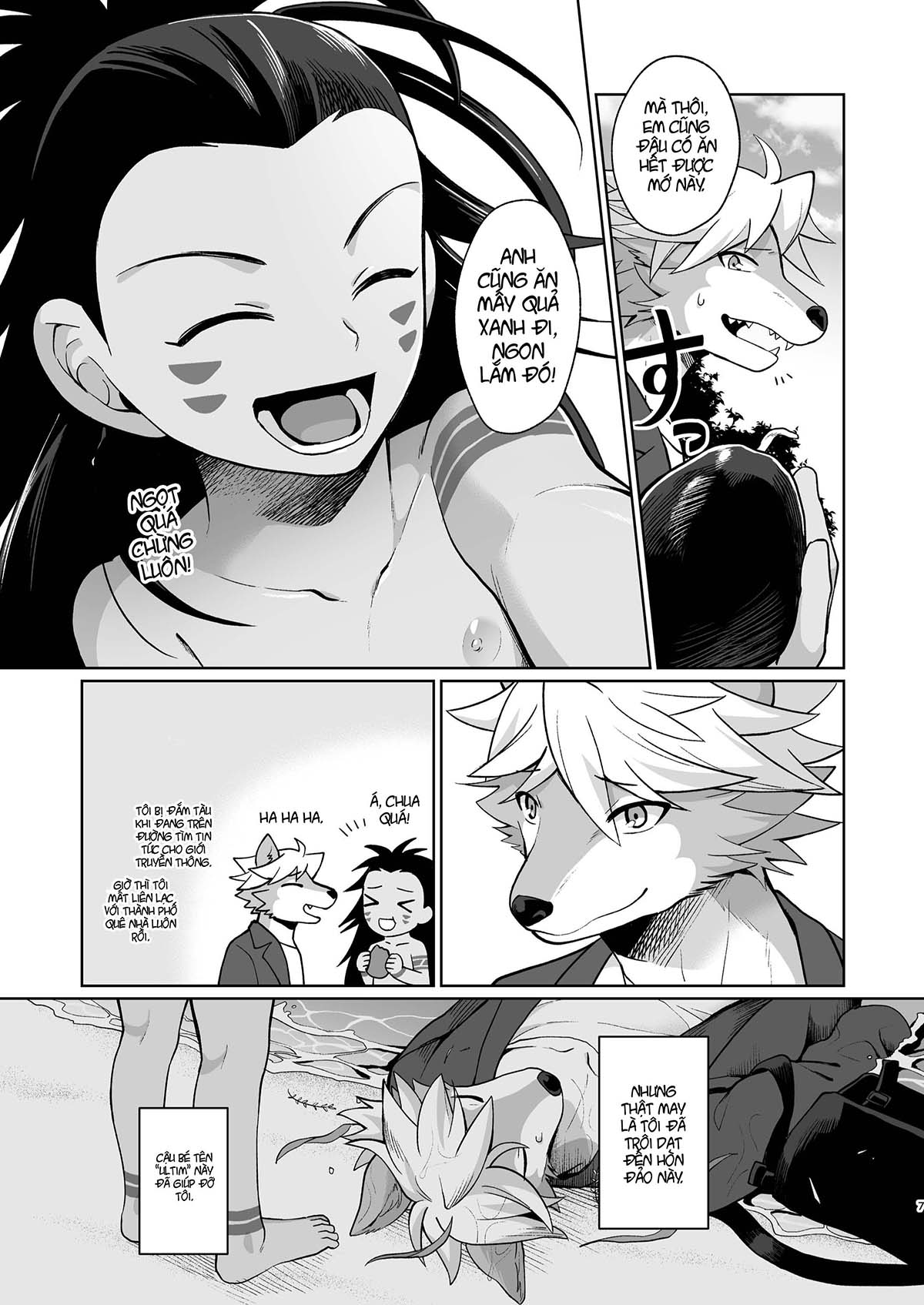 Đọc truyện hentai Sự ghép đôi giữa người và sói - Oneshot