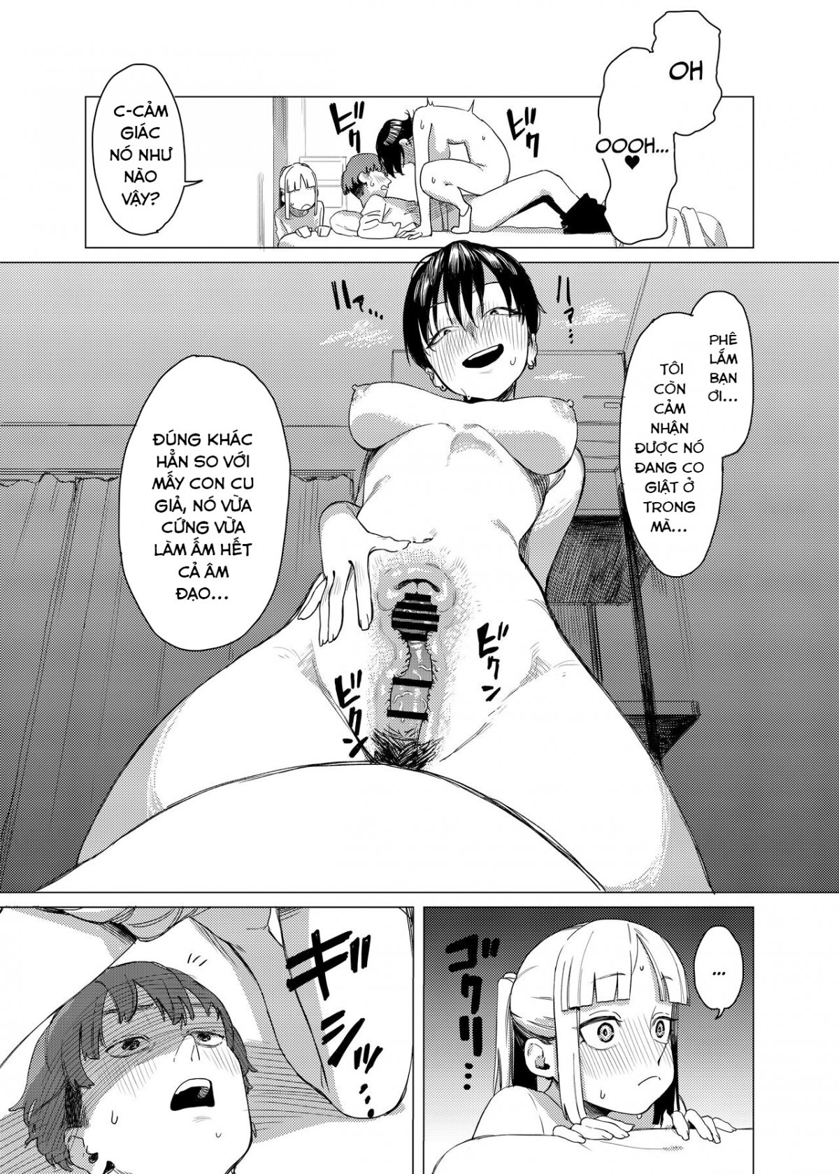 Đọc truyện hentai Kẹp giữa cặp Yuri. - Oneshot