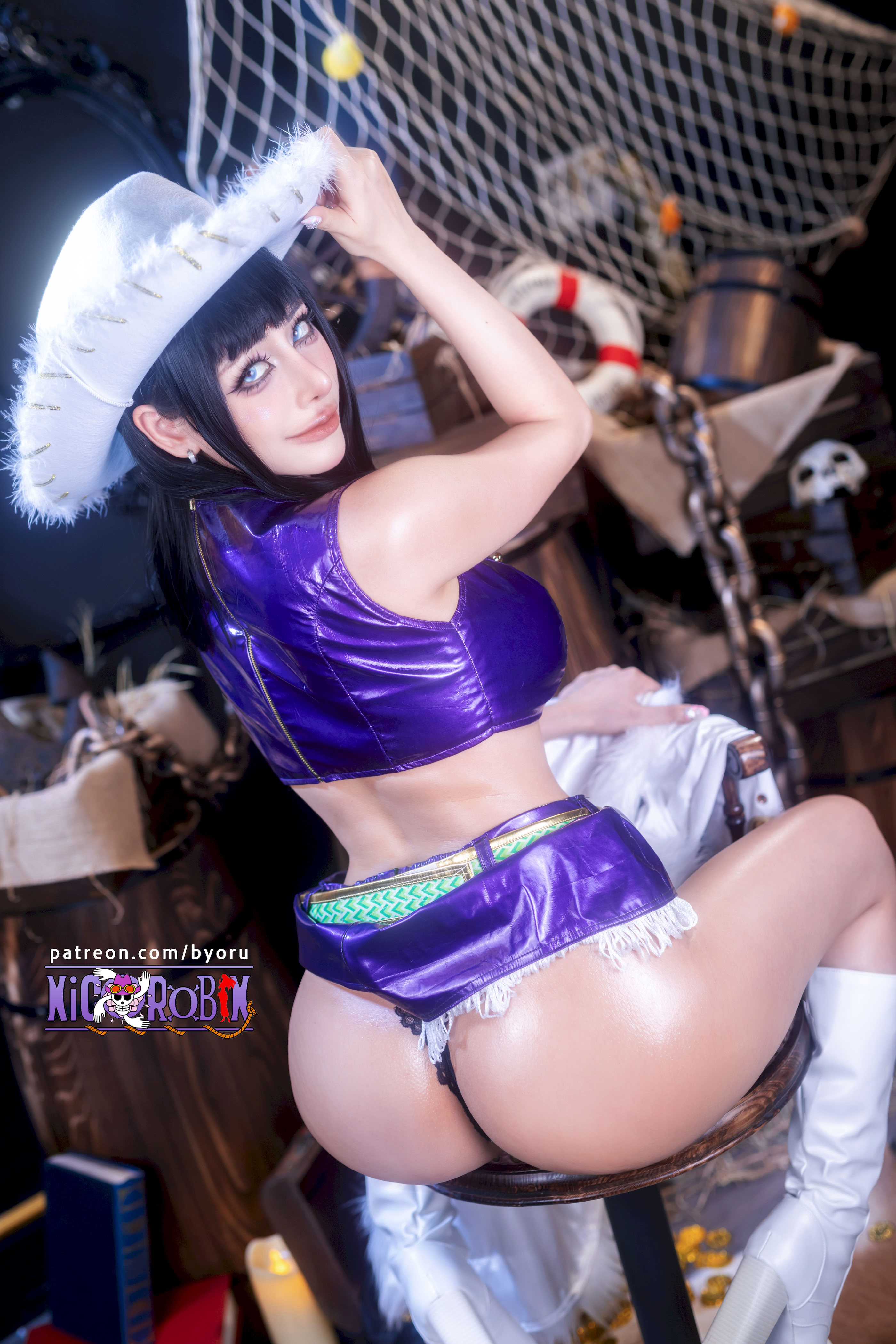 Đọc truyện hentai Tuyển tập Albums siêu phẩm Cosplay - Chap 1423 - Byoru - Nico Robin - Baroque Works