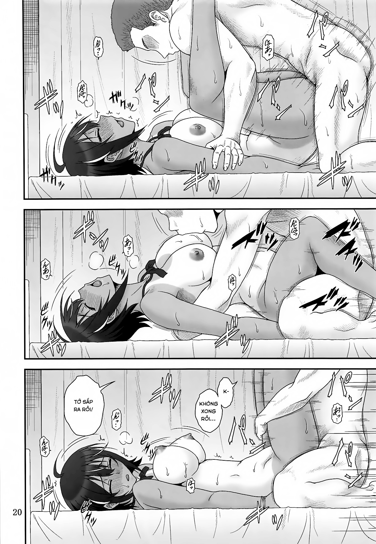 Đọc truyện hentai Anoko ga Neteru Aida ni... (Bokutachi wa Benkyou ga Dekinai) - Oneshot