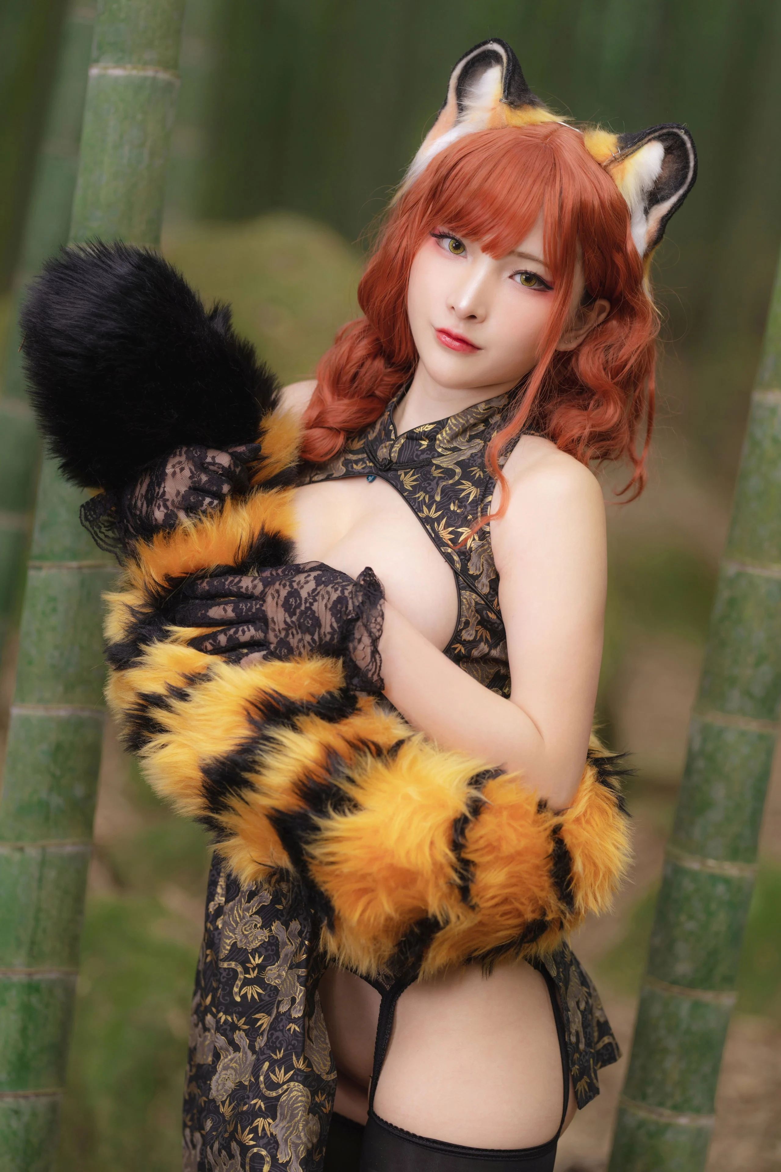 Đọc truyện hentai Tuyển tập Albums siêu phẩm Cosplay - Chap 641 - [Fantasy Factory] Tiger CheongSam