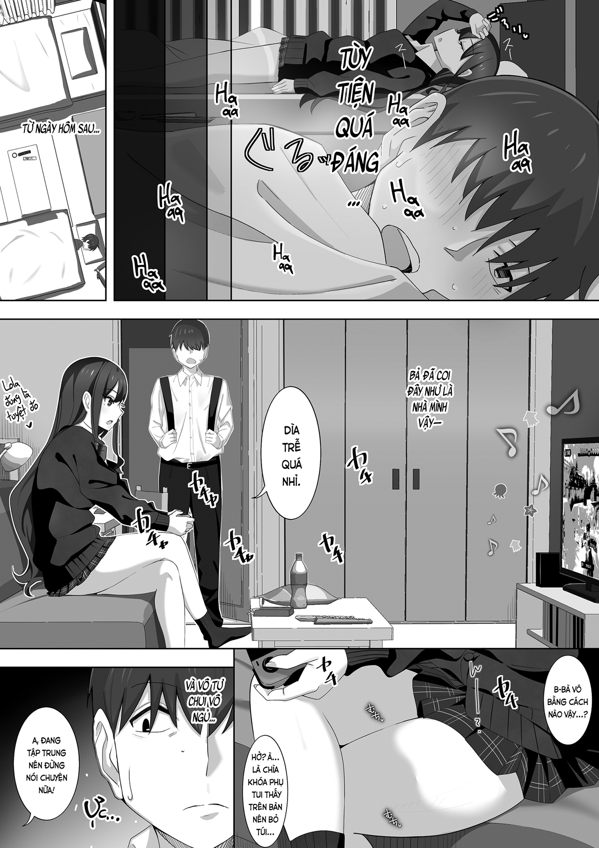 Đọc truyện hentai Nhỏ hàng xóm kêu ngạo biến nhà tôi thành ...nơi trú ẩn... rồi chui vô ngủ và… (nguyên tác) - Oneshot