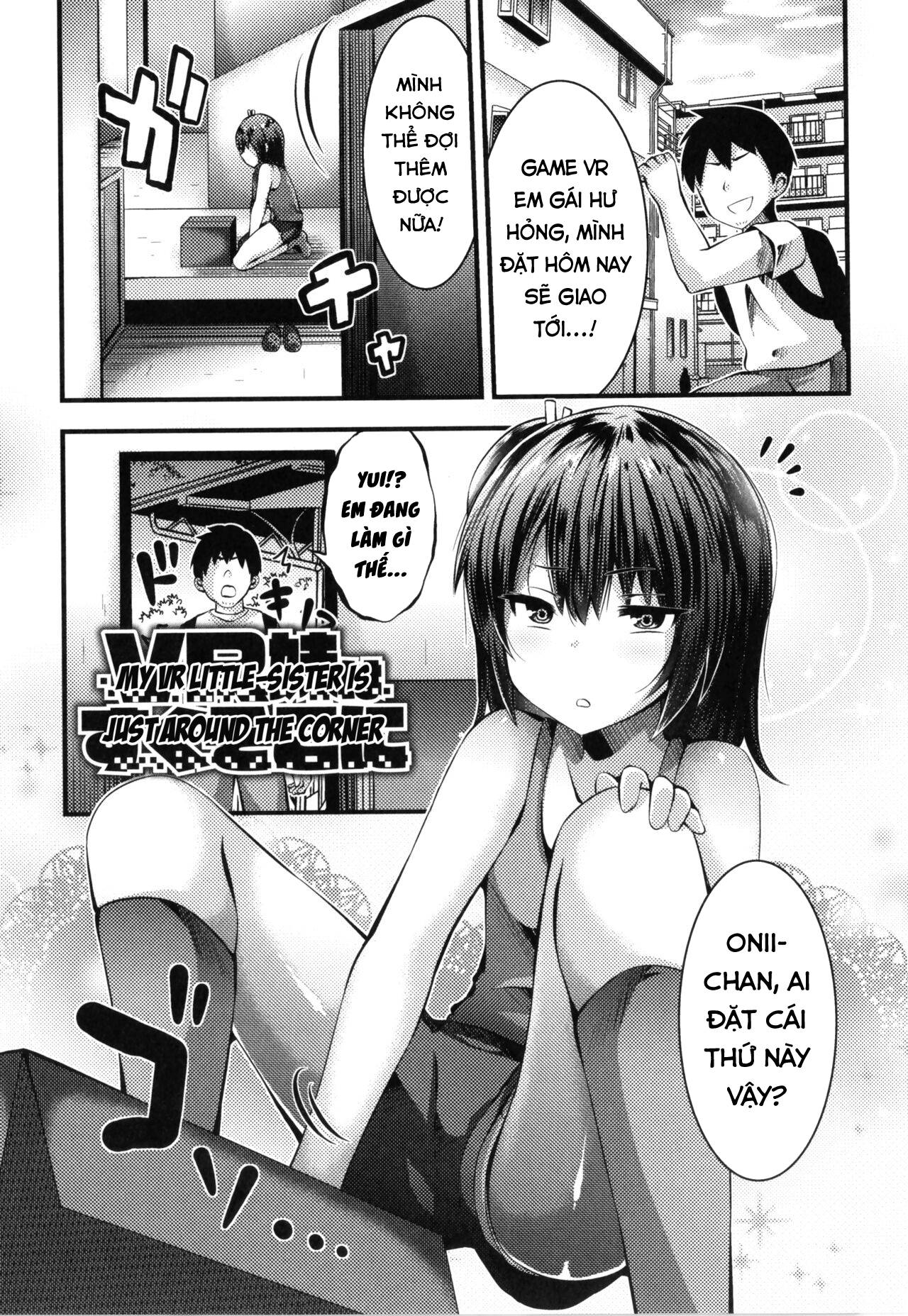 Đọc truyện hentai Em gái trong VR của tôi biến thành em gái thật. - Oneshot