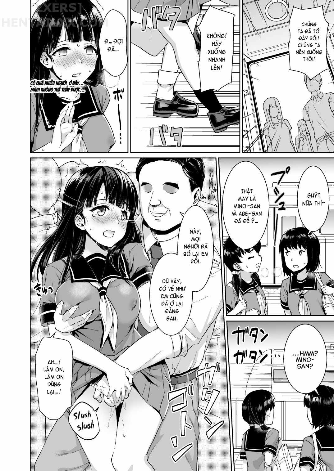 Đọc truyện hentai Iya Da To Ienai Jimikei Shoujo - Chap 4 - To Chikan Densha