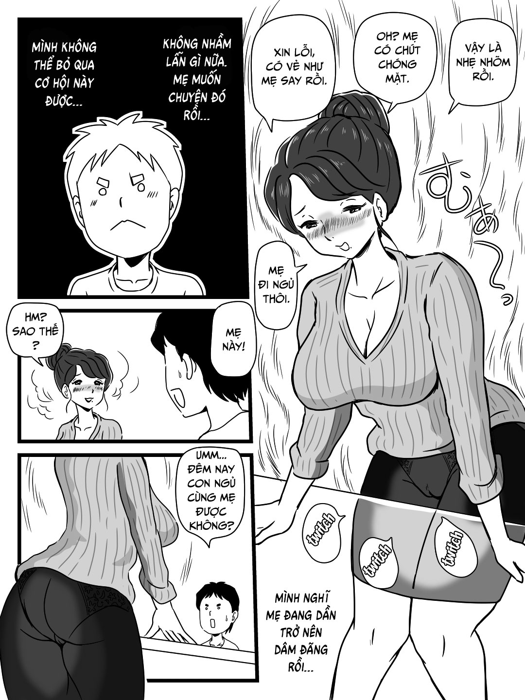 Đọc truyện hentai Beer o Nomu to Inran ni Naru Kaa-san to Yareta Hanashi - Oneshot