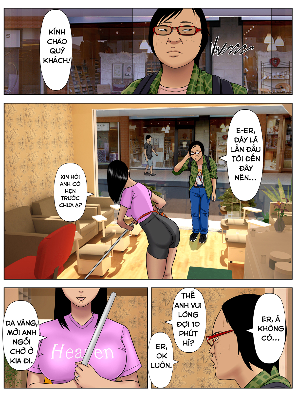 Đọc truyện hentai FUCK OR DIE - Chap 2: Salon thiên đường~