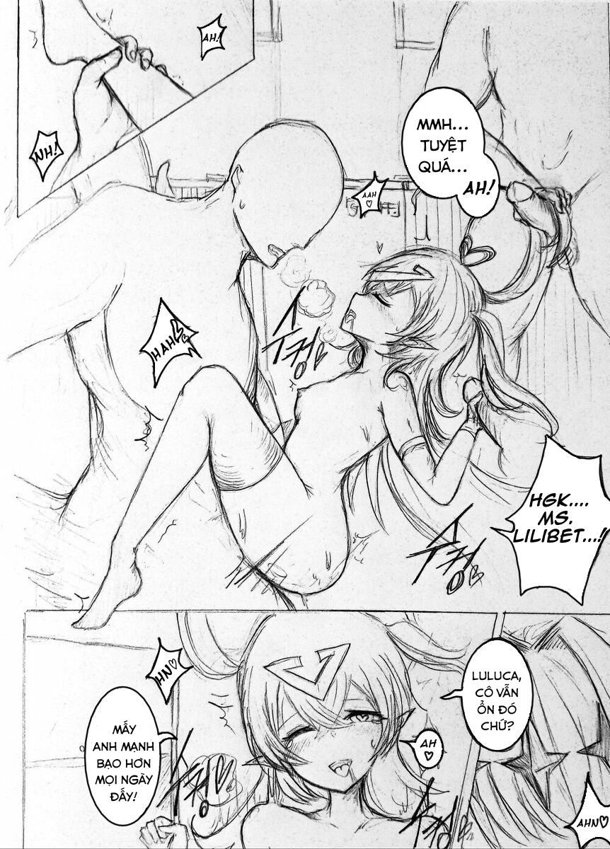 Đọc truyện hentai Lolibutt's Staff Party (Epic Seven) - Oneshot