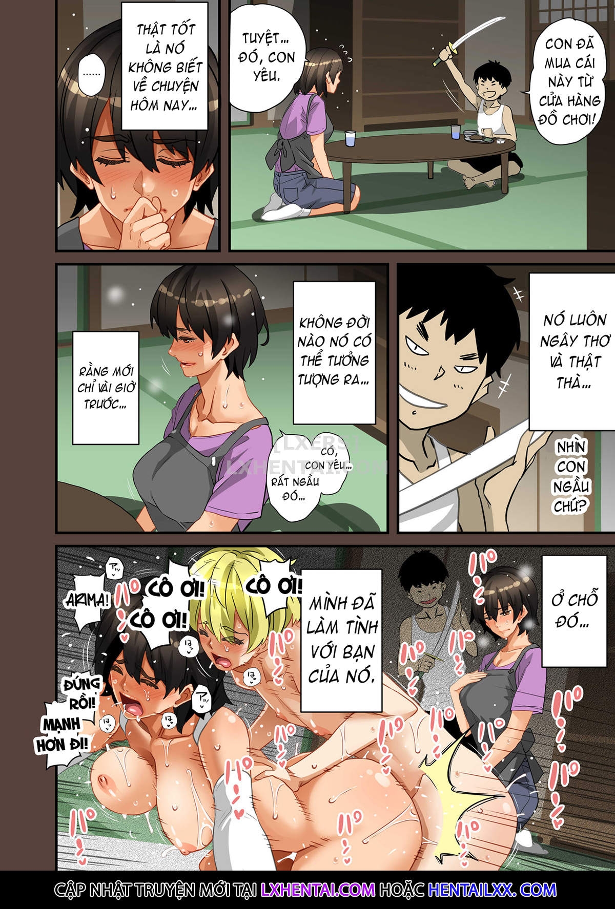 Đọc truyện hentai Gia Tộc Dâm Loàn - Chap 9