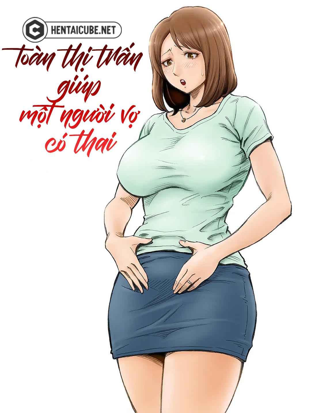 Đọc truyện hentai Toàn thị trấn giúp một người vợ có thai - Chap 1