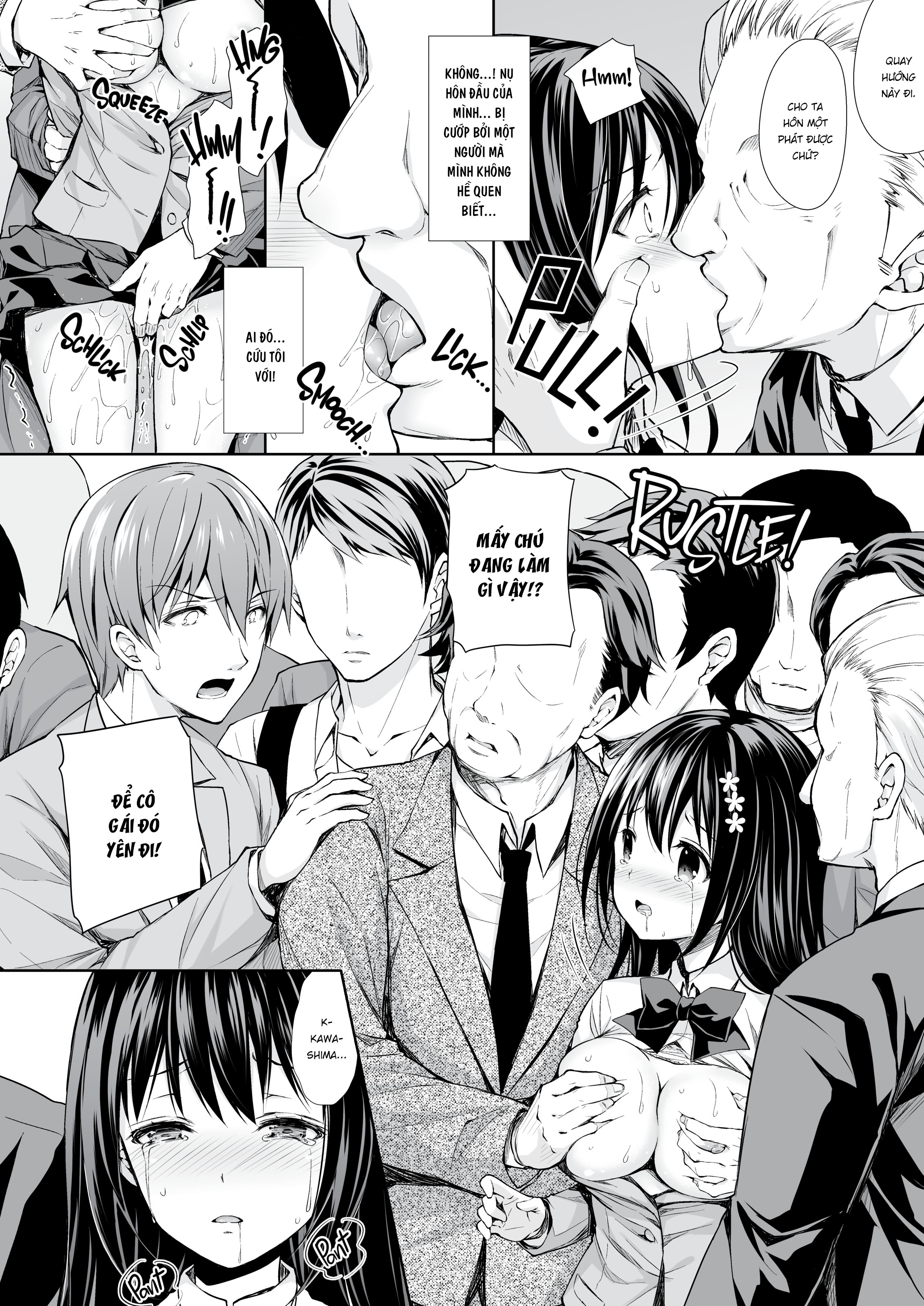 Đọc truyện hentai Chuyến tàu đáng xấu hổ - Chapter 1: Tôi bị xàm sỡ ngay cạnh crush của mình