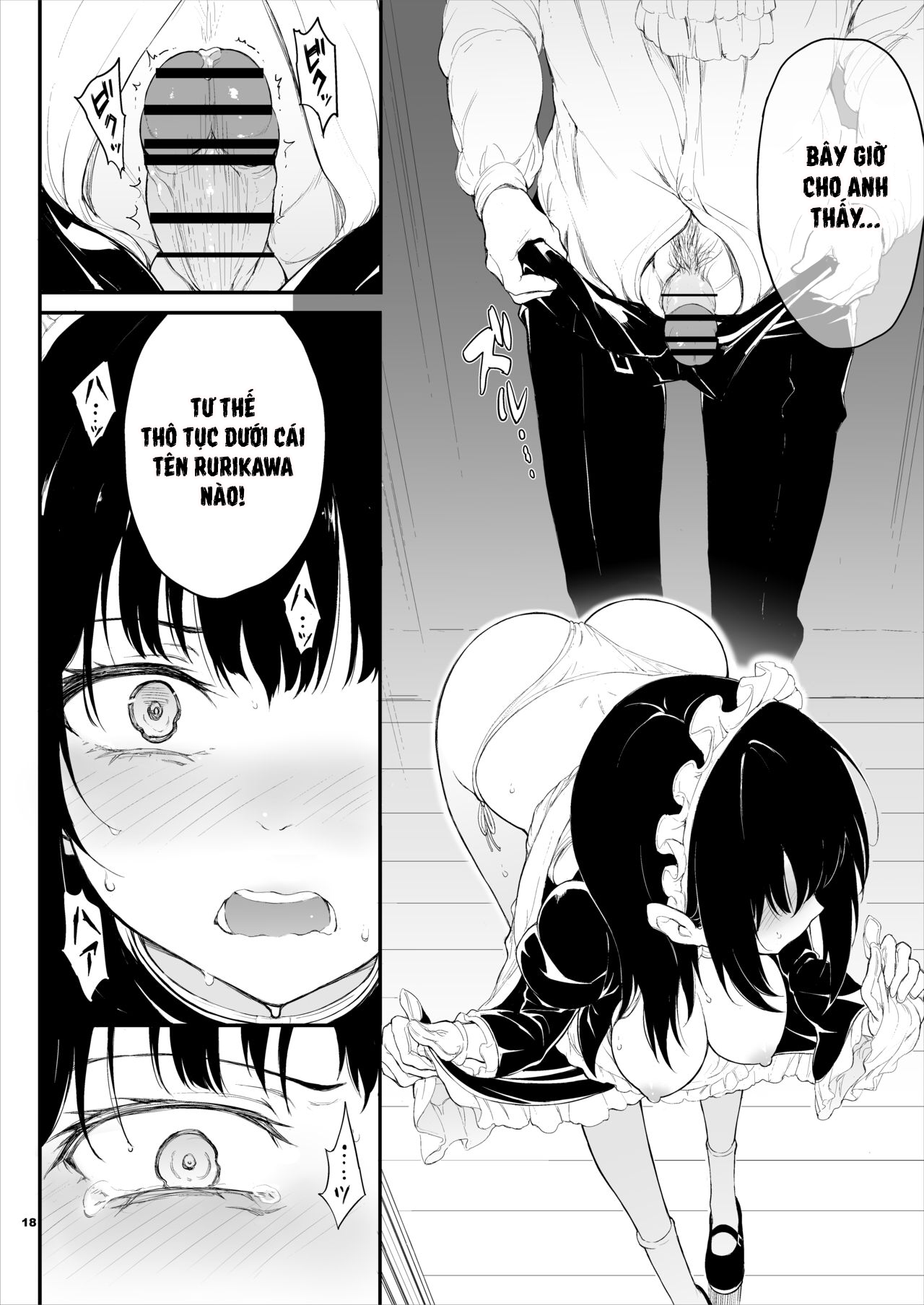 Đọc truyện hentai Maid Kyouiku - Chap 1