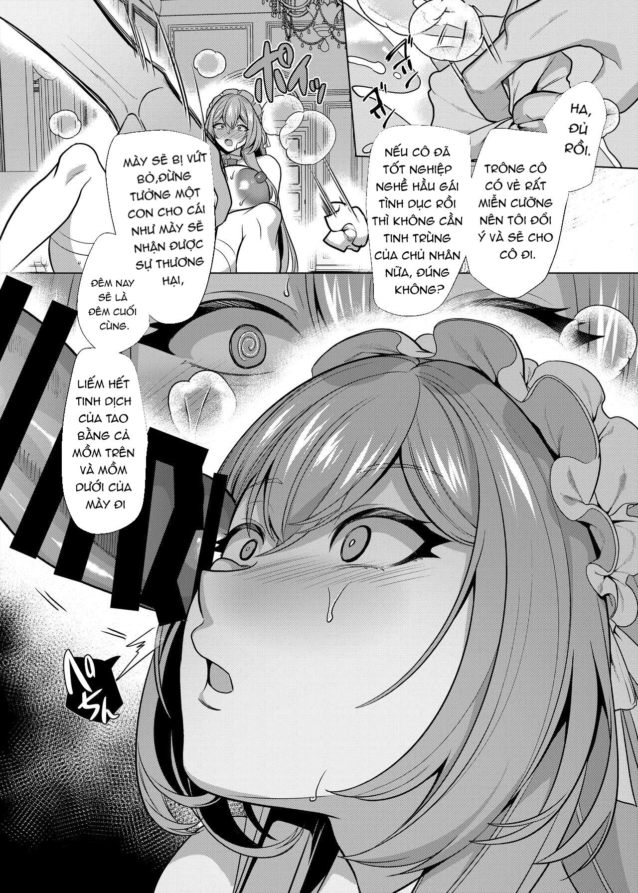 Đọc truyện hentai Moto Ijimekko Maid no Hoshinomiya-san - Oneshot
