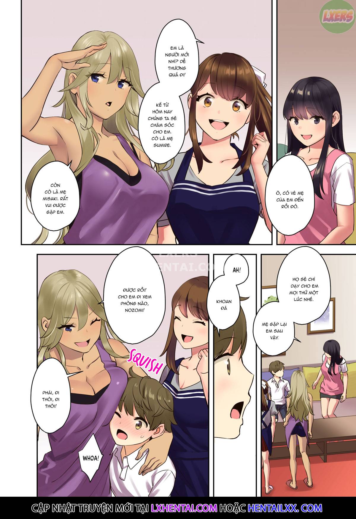 Đọc truyện hentai Câu chuyện về cuộc huẩn luyện thể chất với các chị gái của tôi - Oneshot - Không che