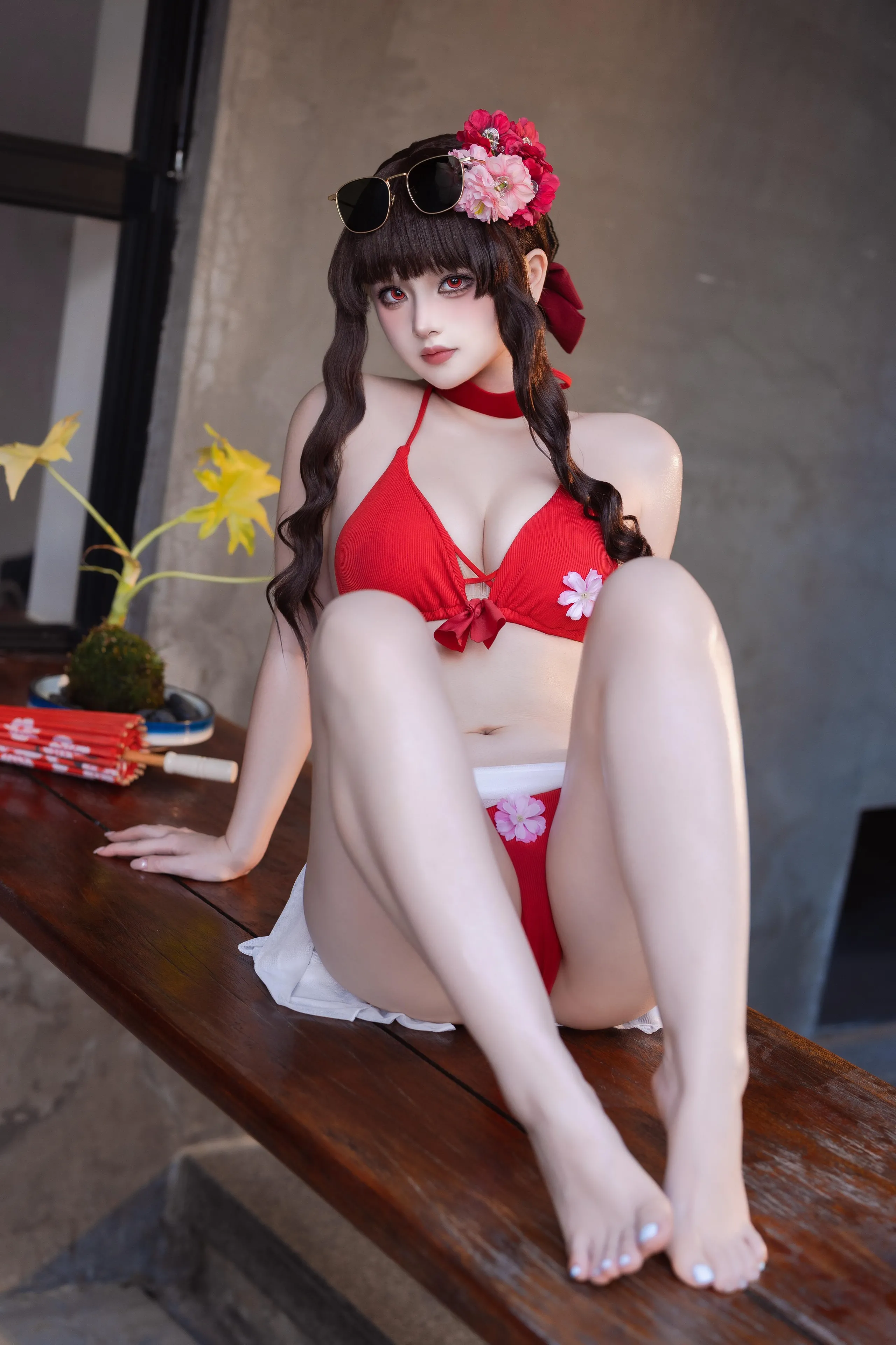 Đọc truyện hentai Tuyển tập Albums siêu phẩm Cosplay - Chap 966 - Fish - Sakura Swimsuit