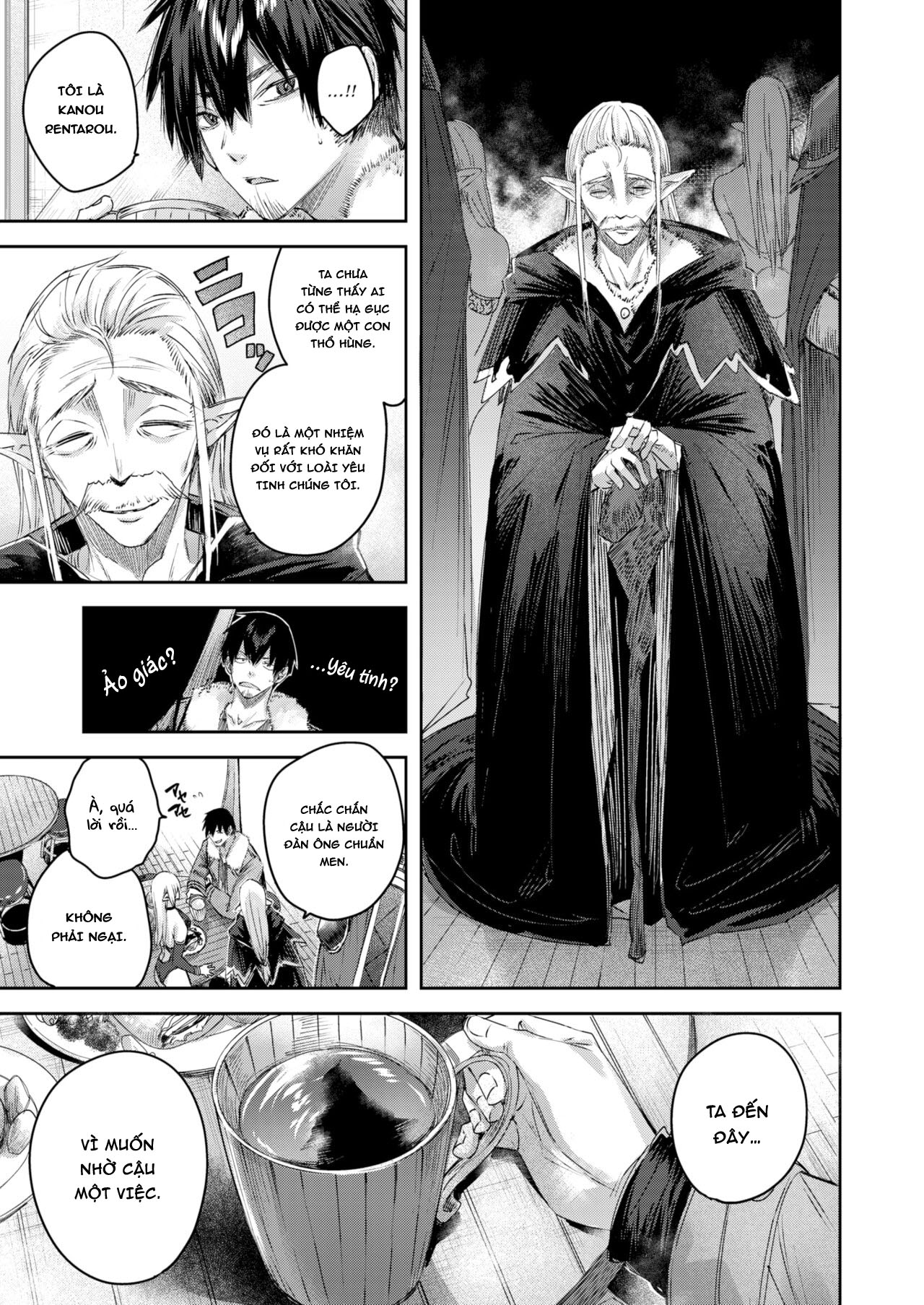 Đọc truyện hentai Anh chàng thợ săn và cô yêu tinh may mắn - Chap 1